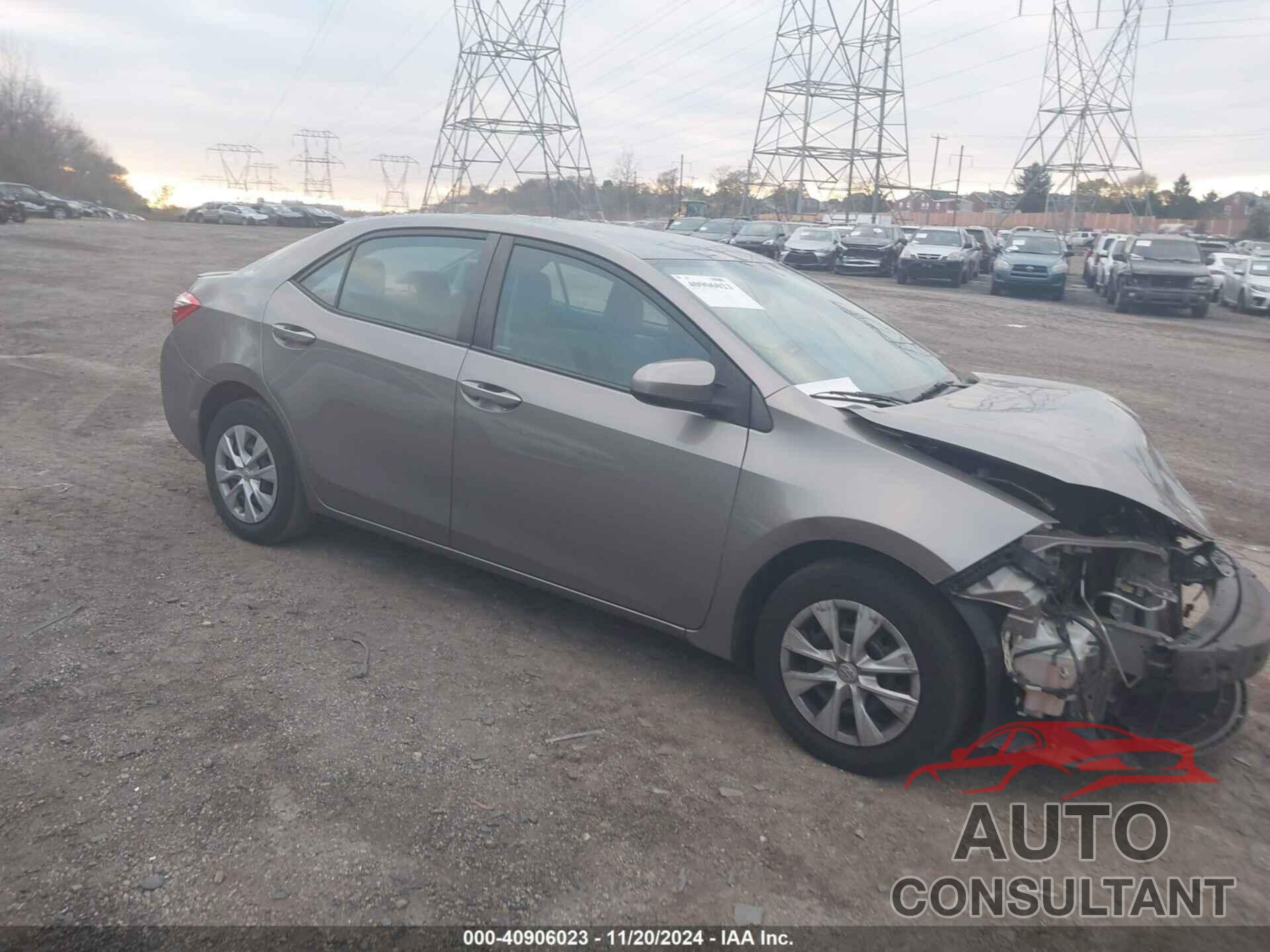 TOYOTA COROLLA 2015 - 2T1BPRHE7FC258569