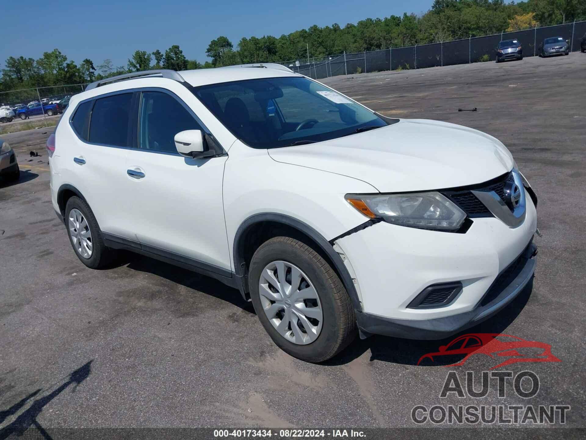 NISSAN ROGUE 2016 - KNMAT2MTXGP628208