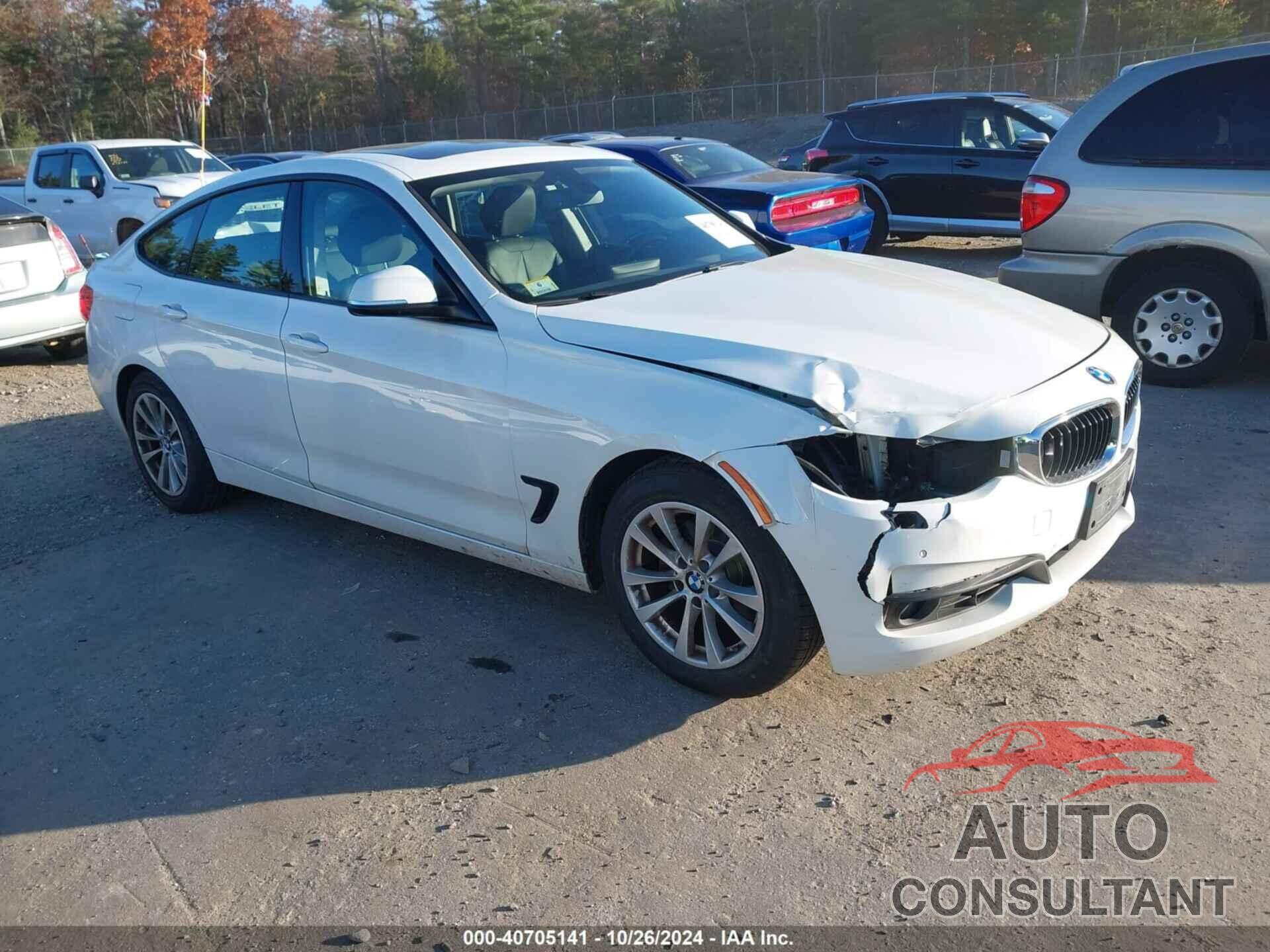 BMW 328I GRAN TURISMO 2015 - WBA8Z5C59FD671906