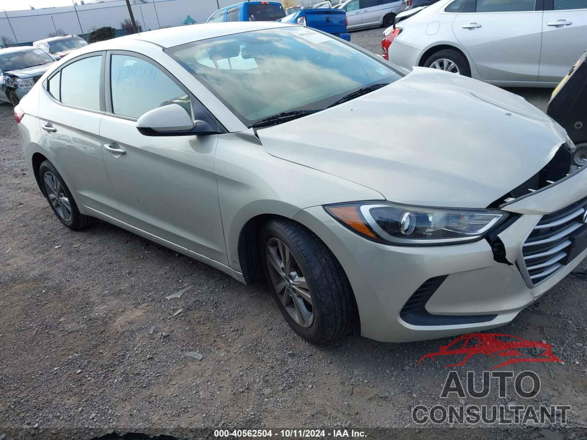 HYUNDAI ELANTRA 2017 - KMHD84LF9HU227530