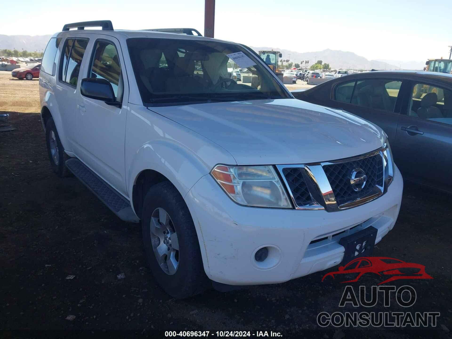 NISSAN PATHFINDER 2012 - 5N1AR1NN3CC626788