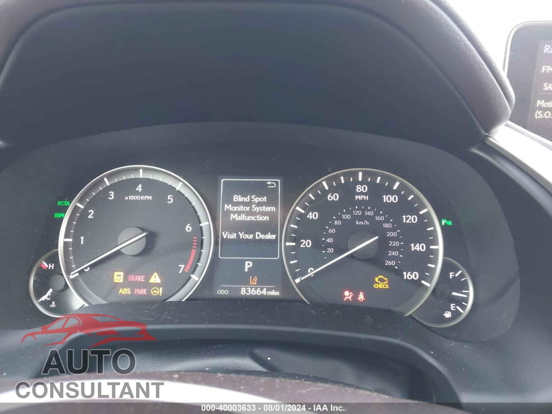 LEXUS RX 350 2017 - 2T2ZZMCA9HC079335