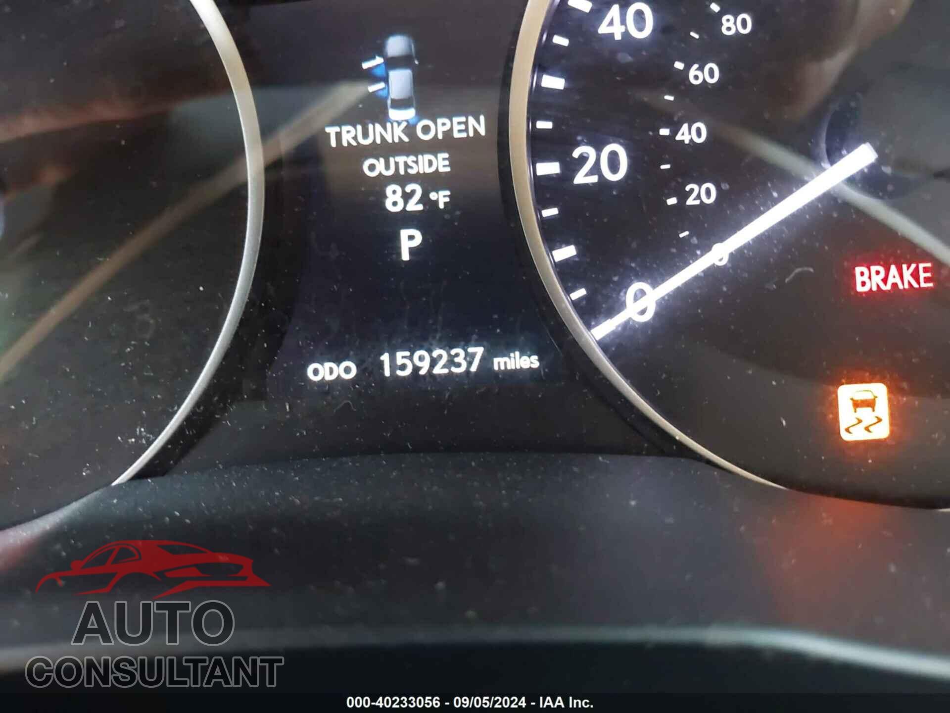 LEXUS ES 300H 2013 - JTHBW1GG6D2026045
