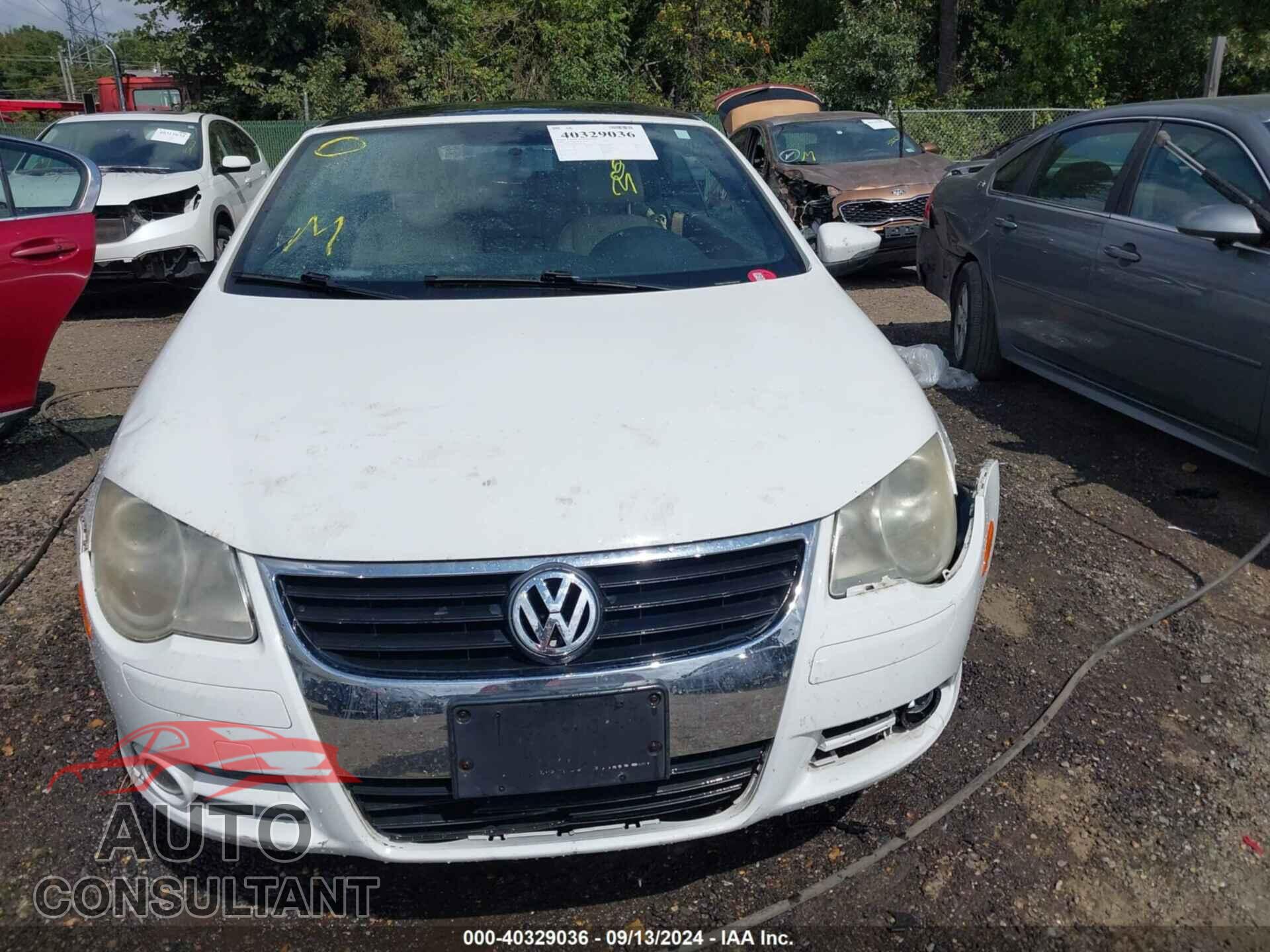 VOLKSWAGEN EOS 2009 - WVWBA71F89V020109