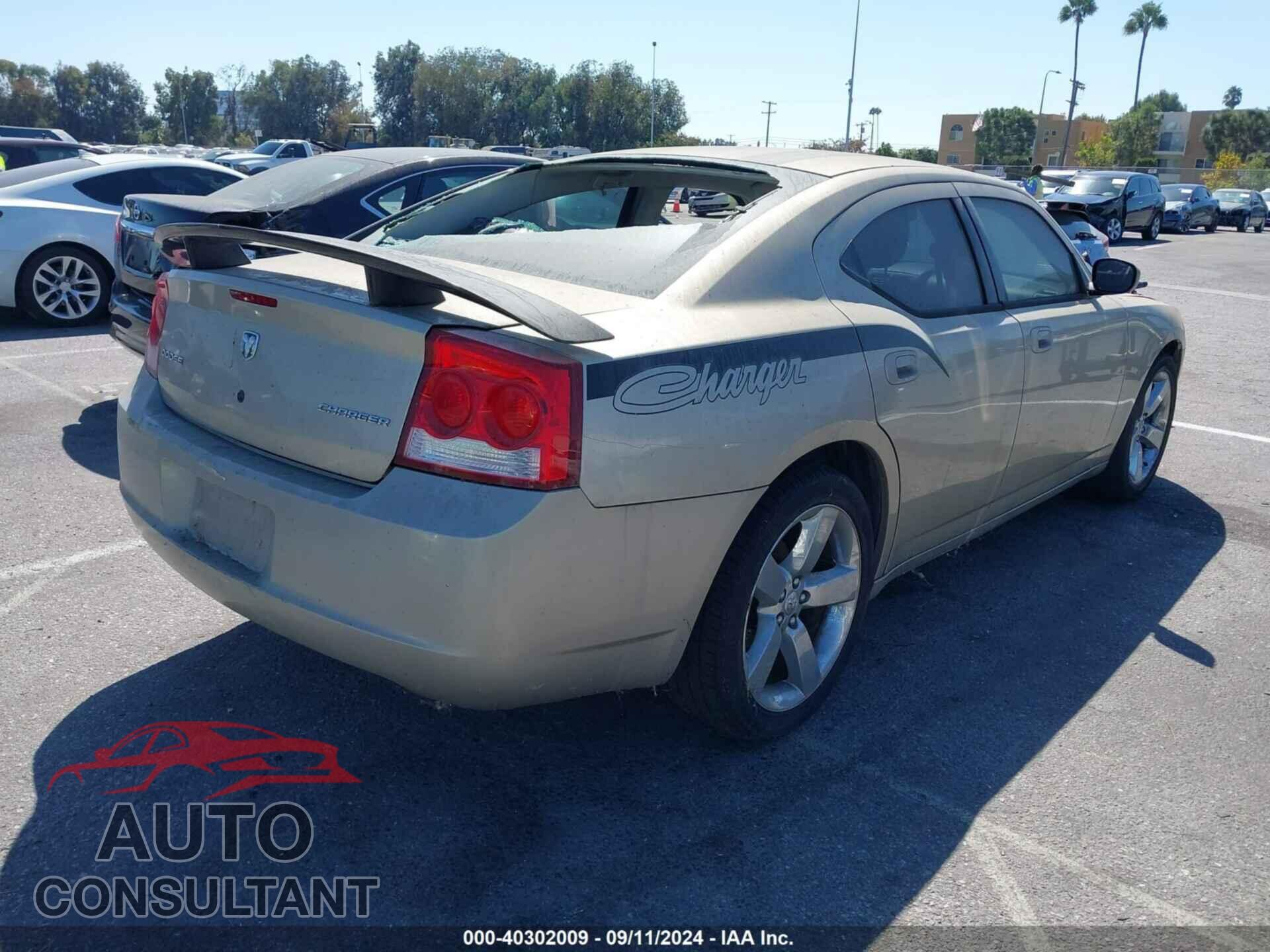 DODGE CHARGER 2009 - 2B3KA43D39H593486