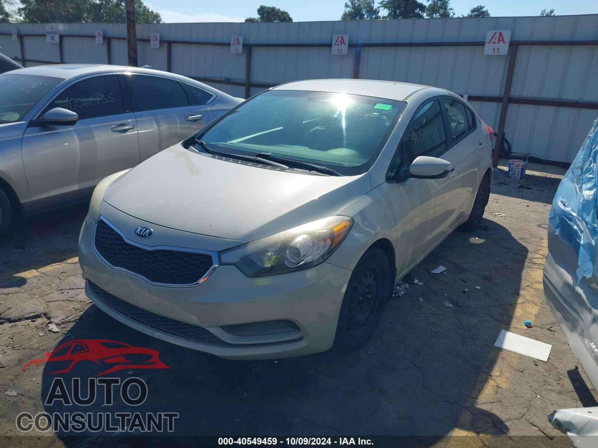 KIA FORTE 2015 - KNAFK4A61F5275867