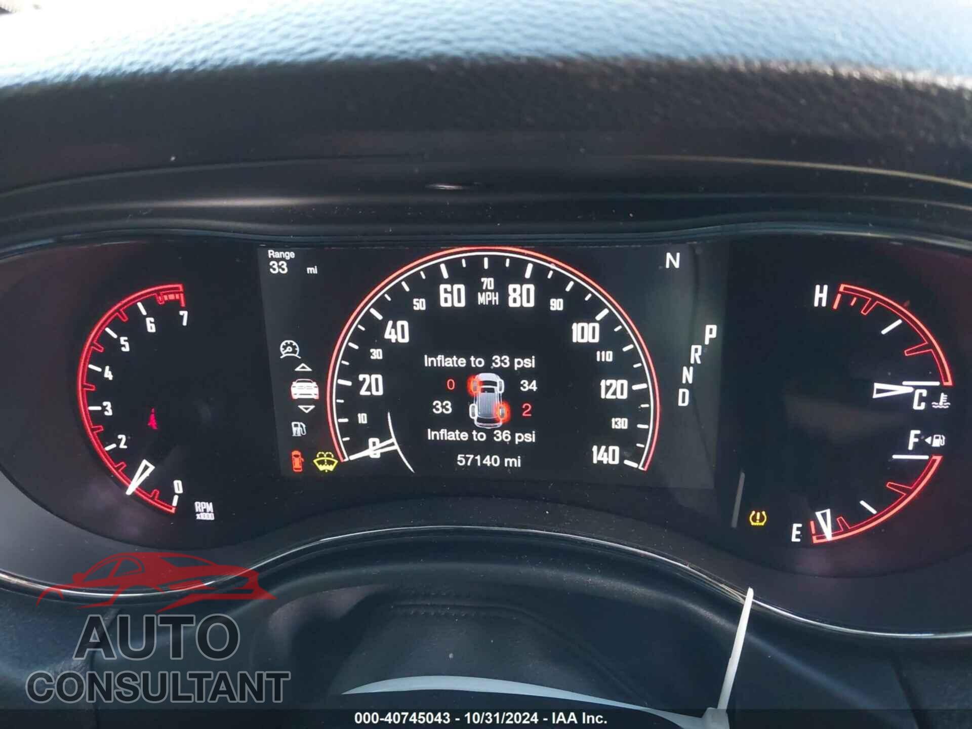 DODGE DURANGO 2020 - 1C4RDHDG6LC307516