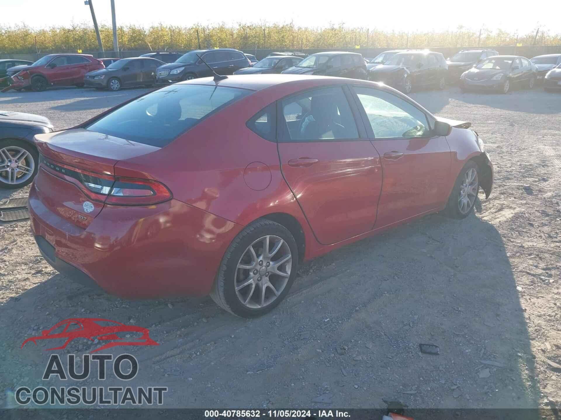 DODGE DART 2013 - 1C3CDFBA2DD170566