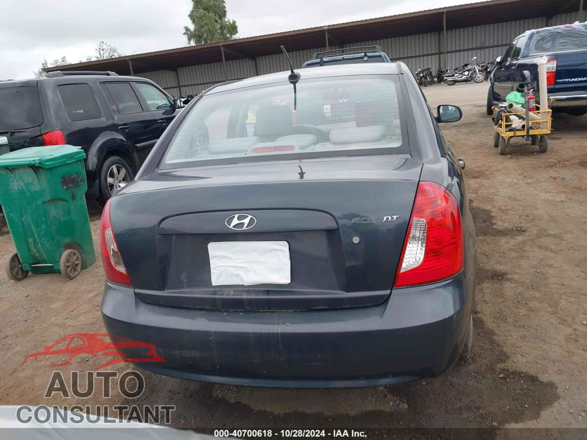 HYUNDAI ACCENT 2011 - KMHCN4AC0BU604332