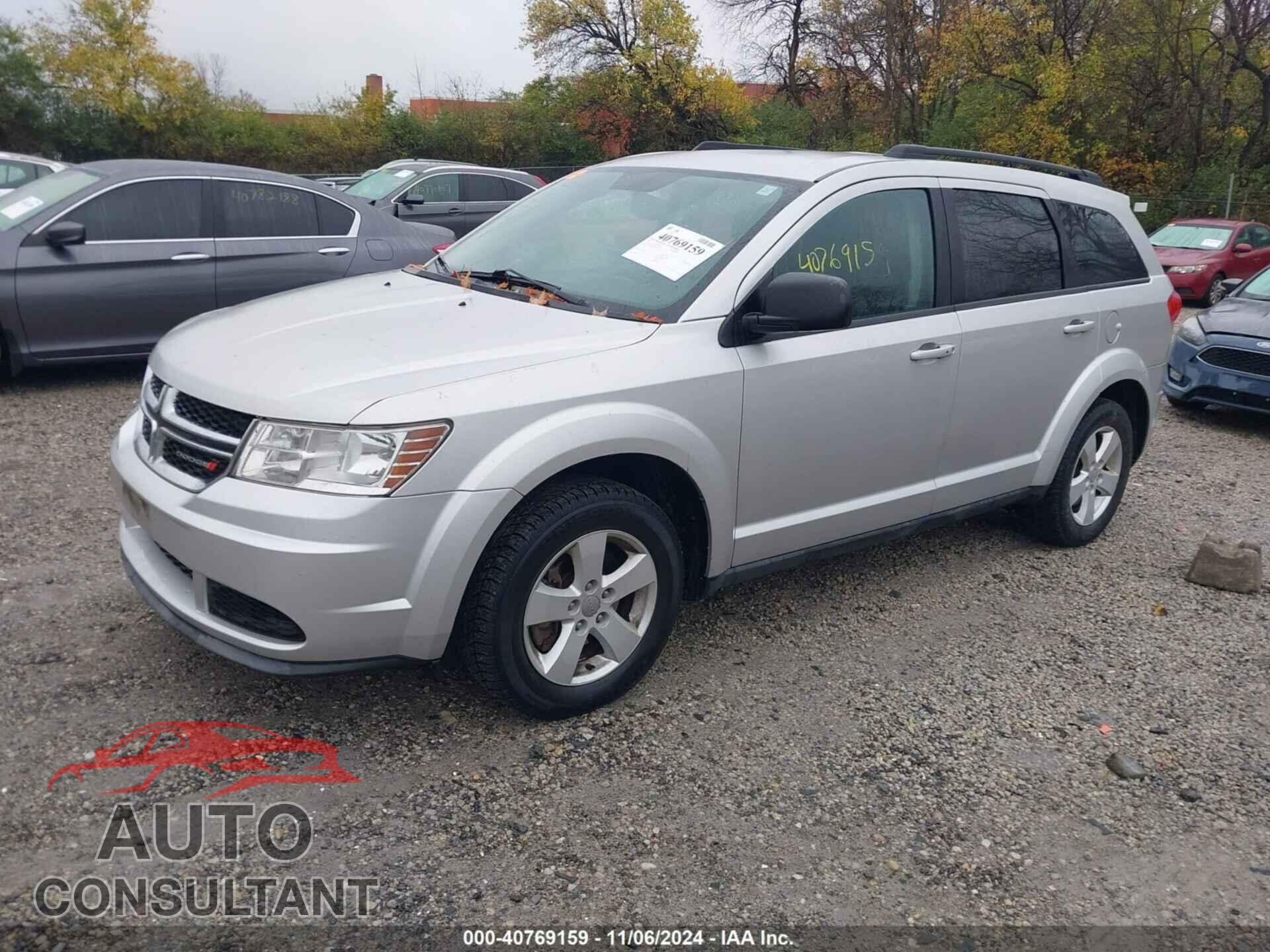 DODGE JOURNEY 2013 - 3C4PDCAB5DT570203