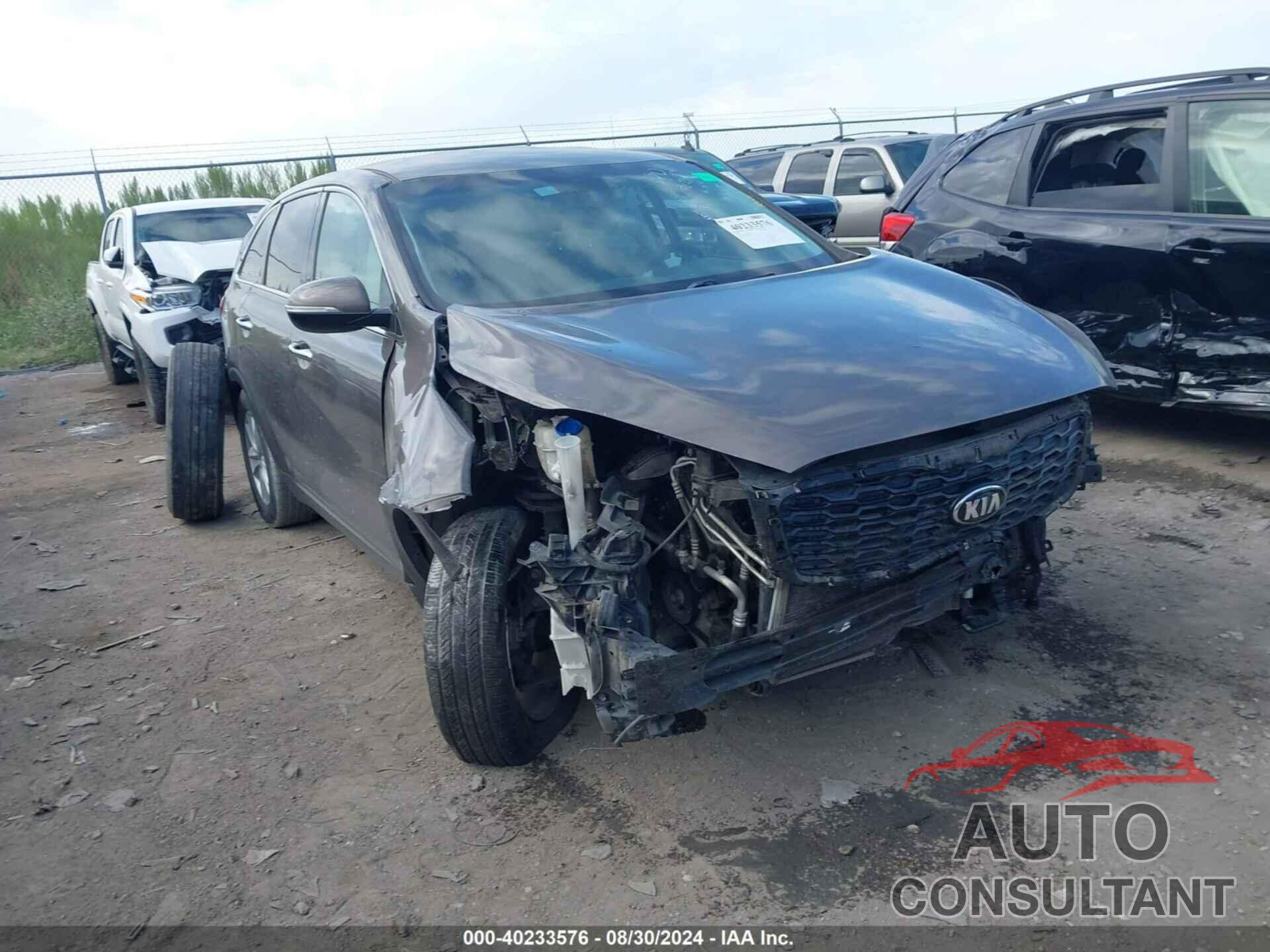 KIA SORENTO 2019 - 5XYPG4A58KG484055