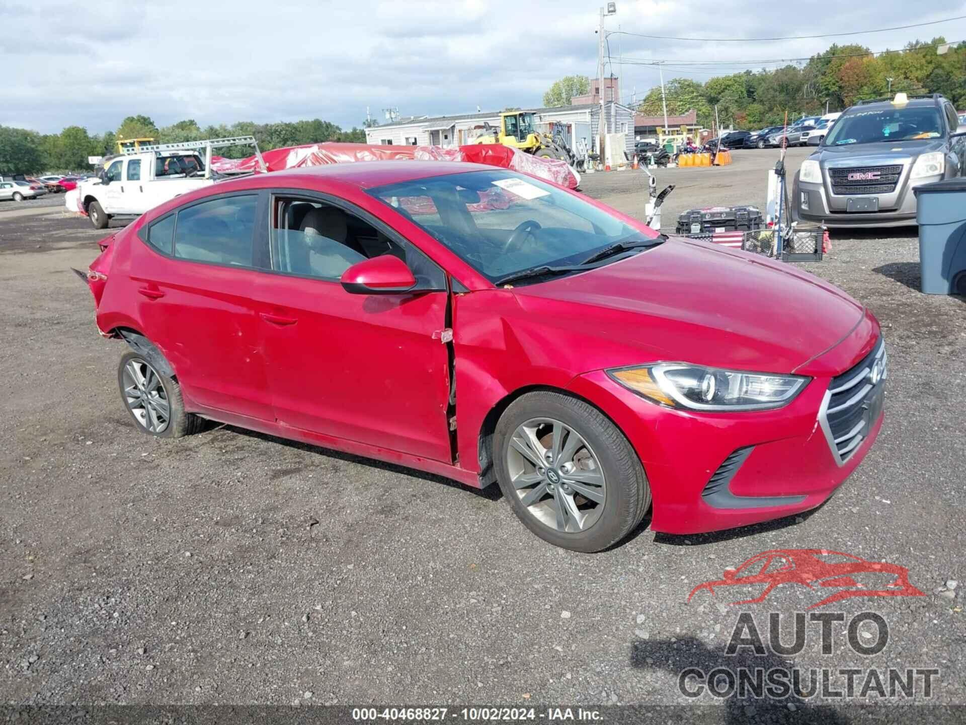 HYUNDAI ELANTRA 2018 - 5NPD84LF5JH318198