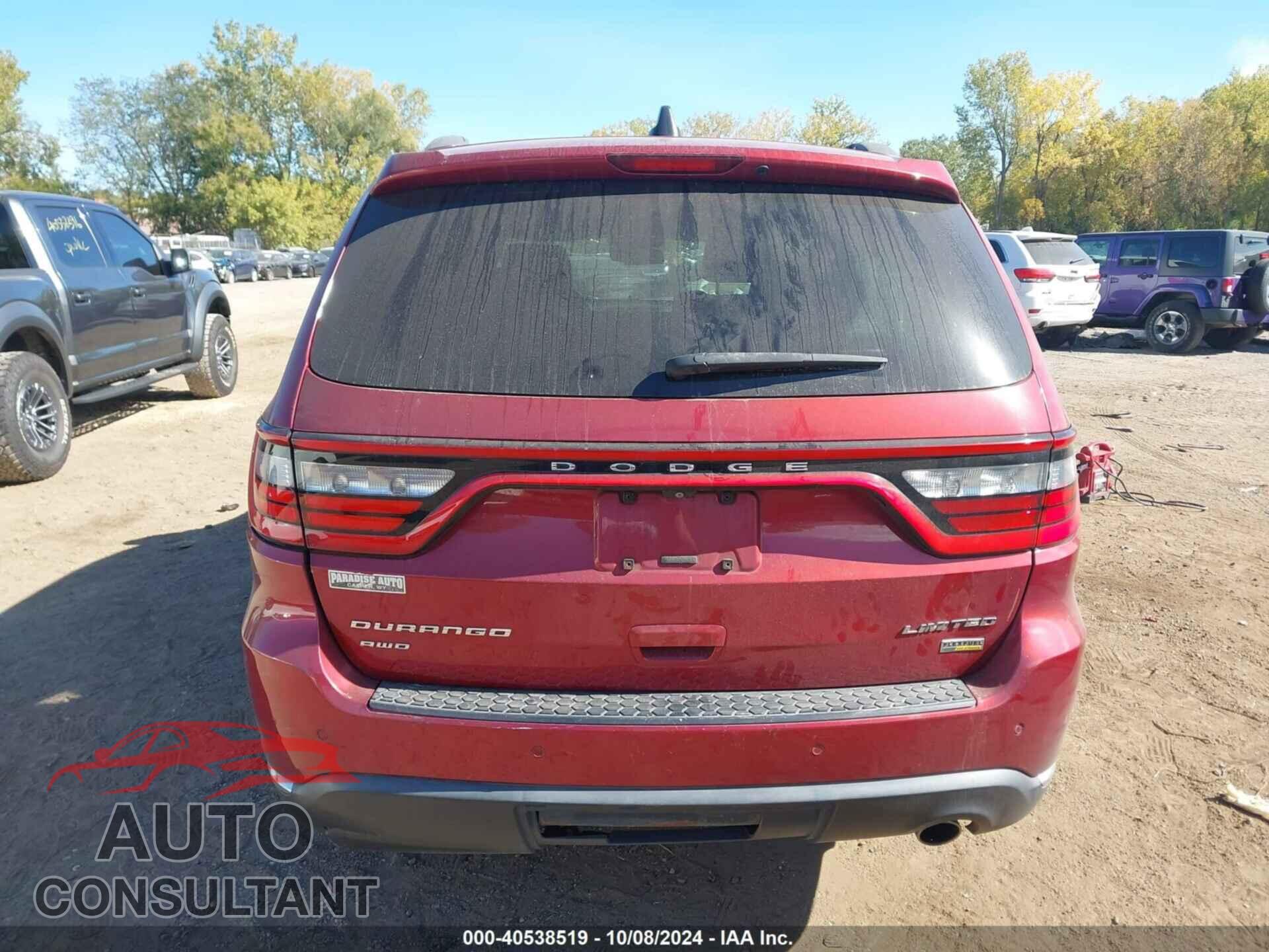 DODGE DURANGO 2014 - 1C4RDJDG4EC522385