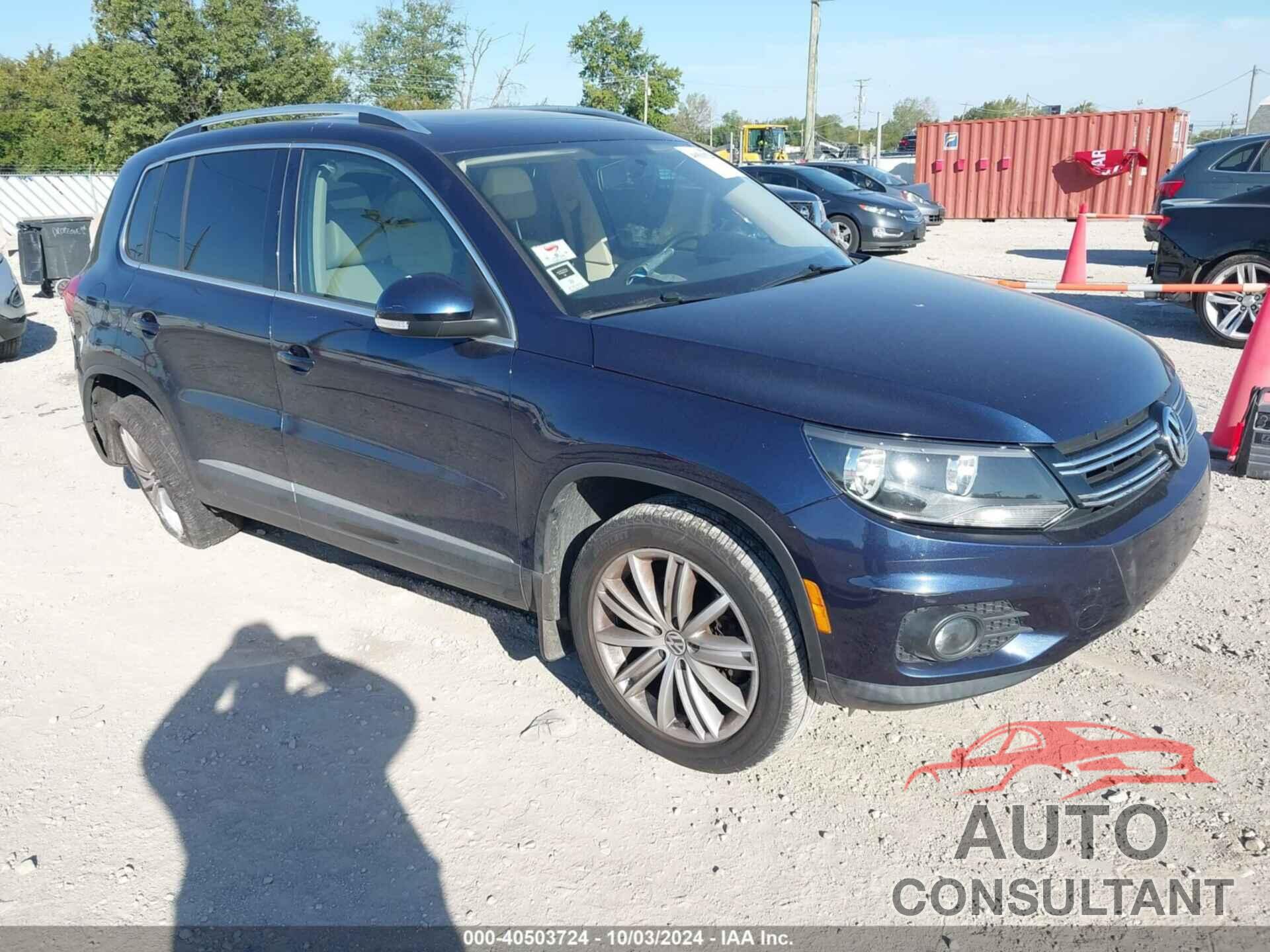 VOLKSWAGEN TIGUAN 2013 - WVGAV7AX7DW556976