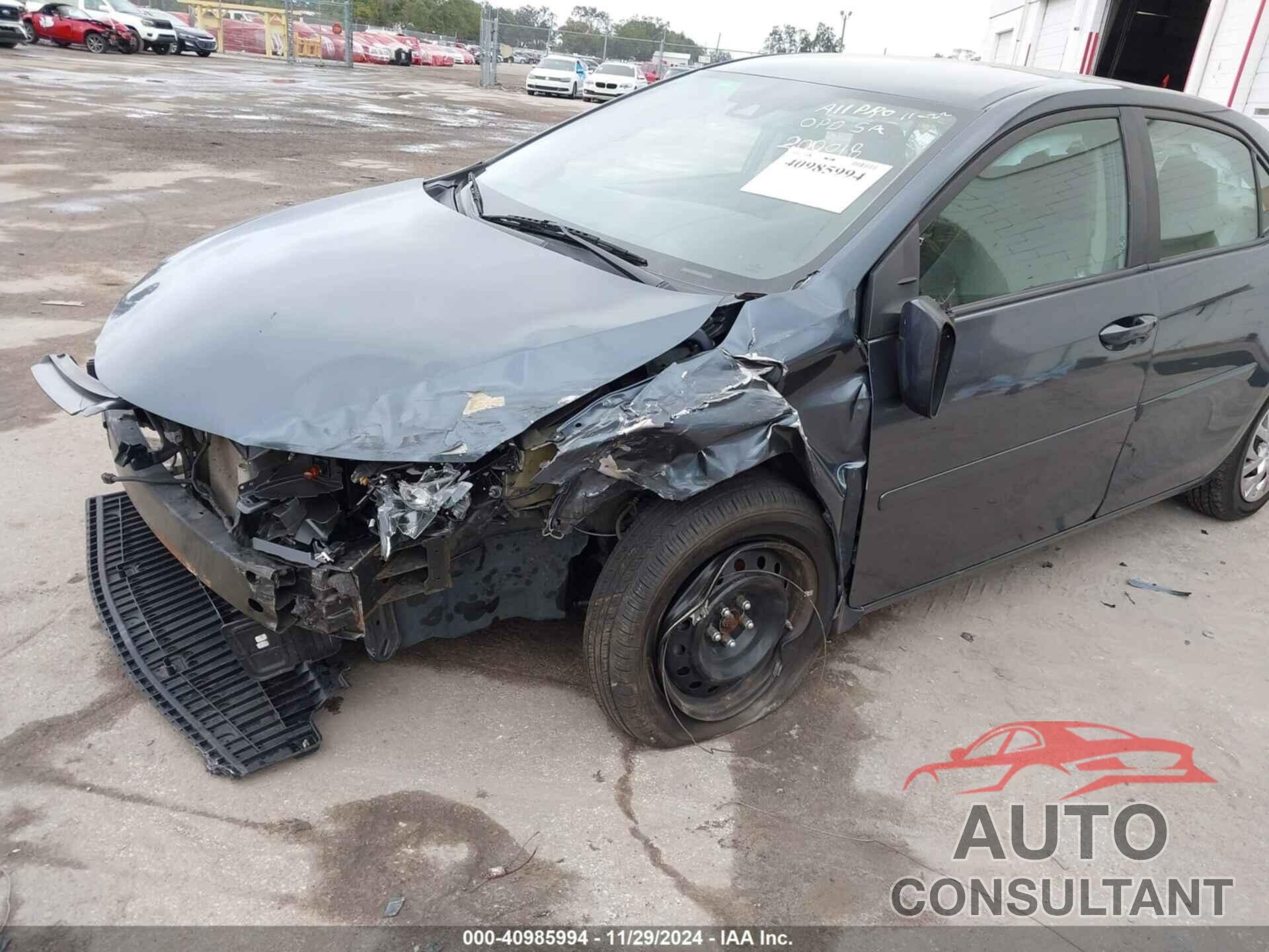TOYOTA COROLLA 2019 - 2T1BURHE0KC165069