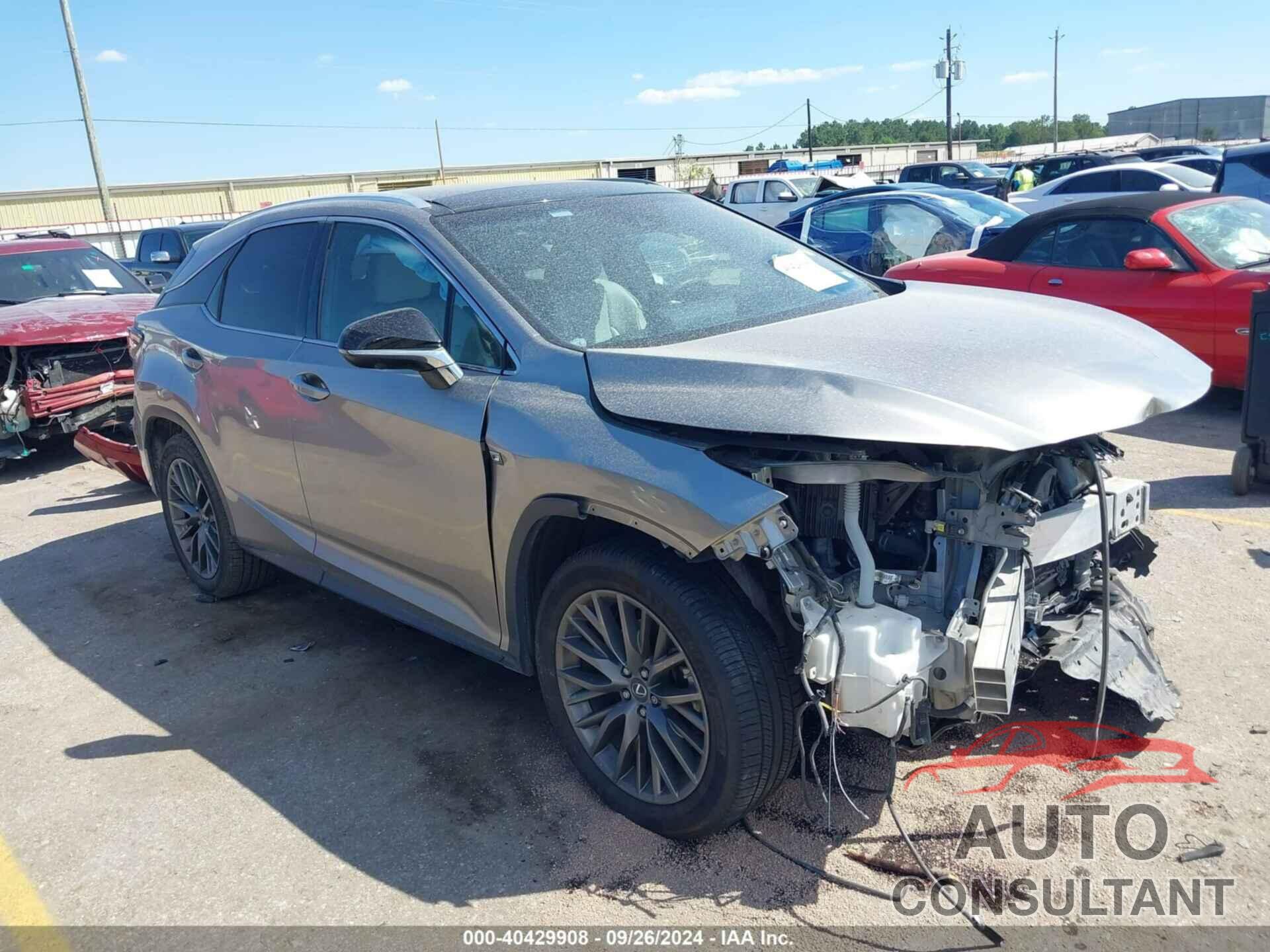 LEXUS RX 350 2019 - 2T2BZMCA6KC172984