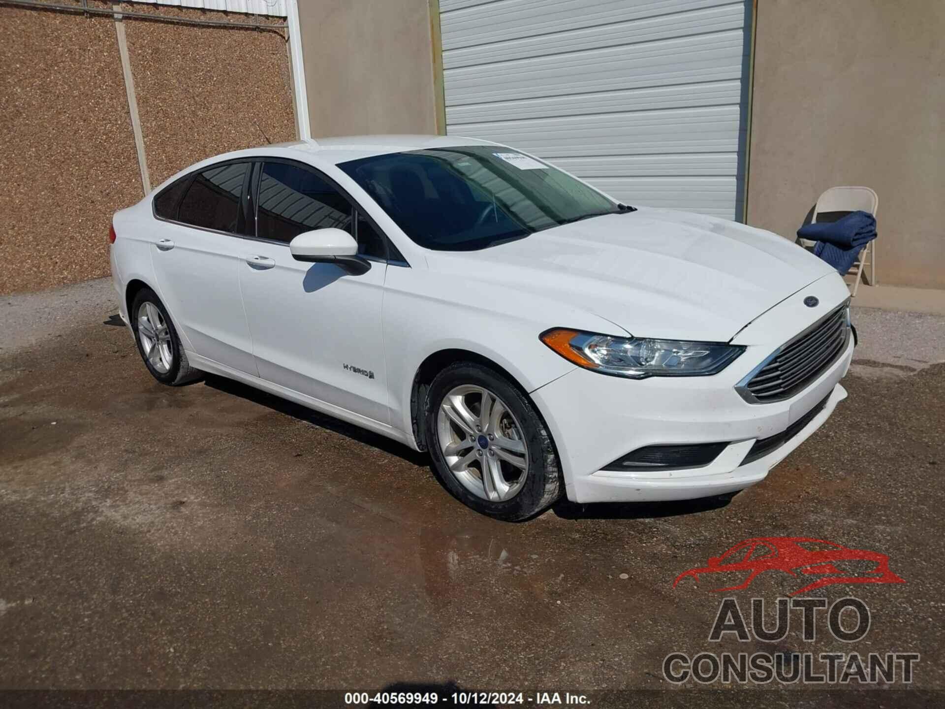 FORD FUSION HYBRID 2018 - 3FA6P0LUXJR213758