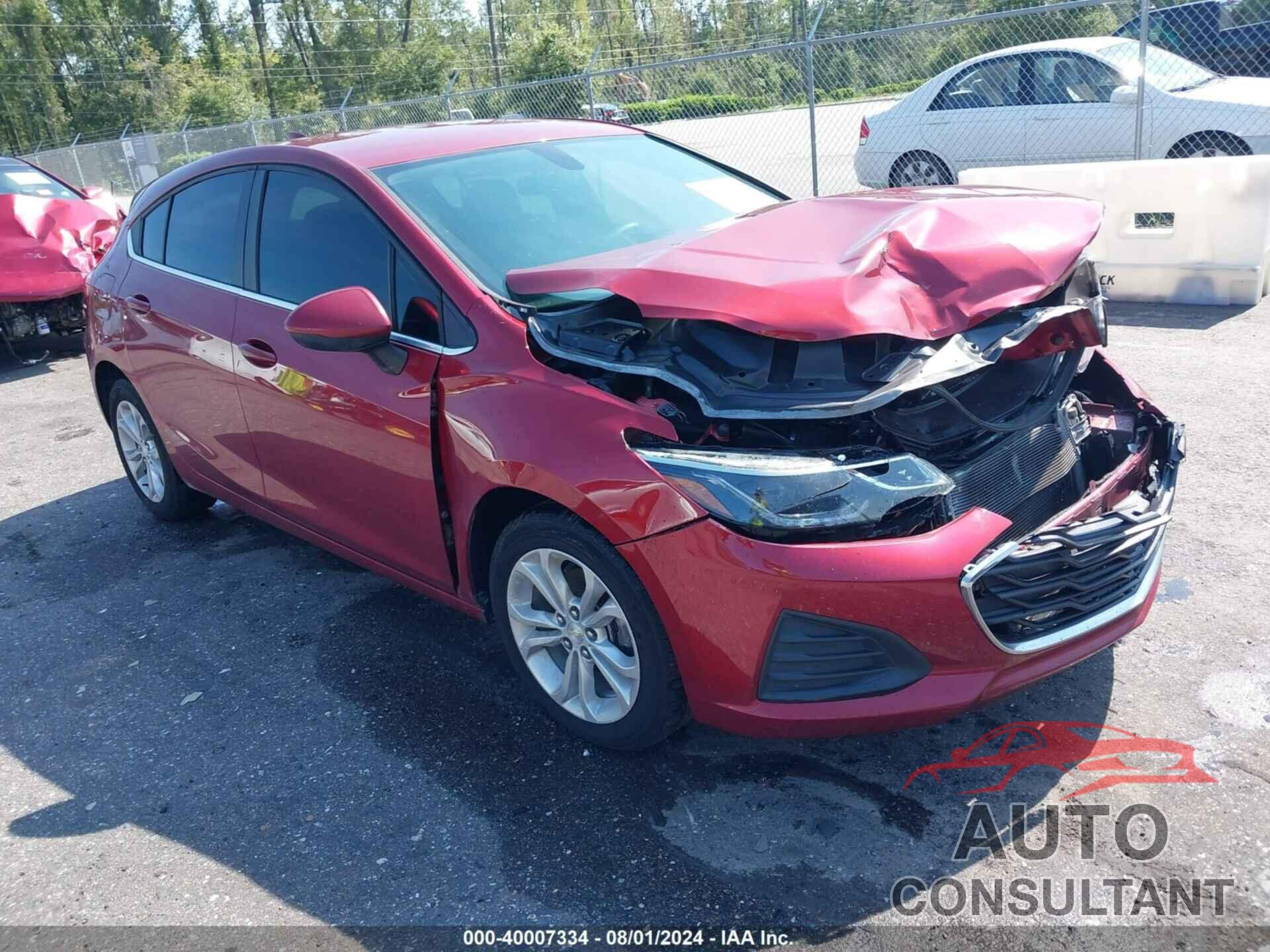 CHEVROLET CRUZE 2019 - 3G1BE6SM3KS602733