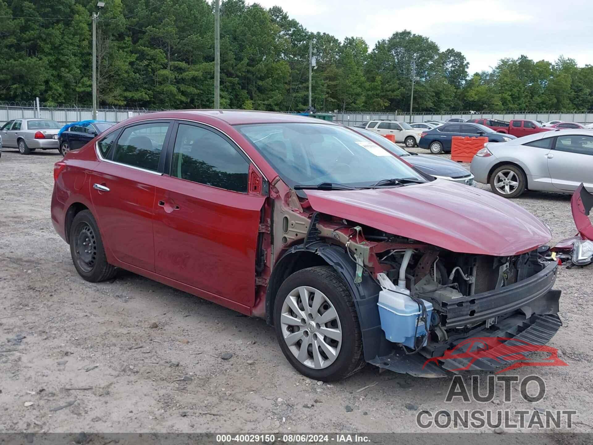 NISSAN SENTRA 2016 - 3N1AB7AP1GL663919