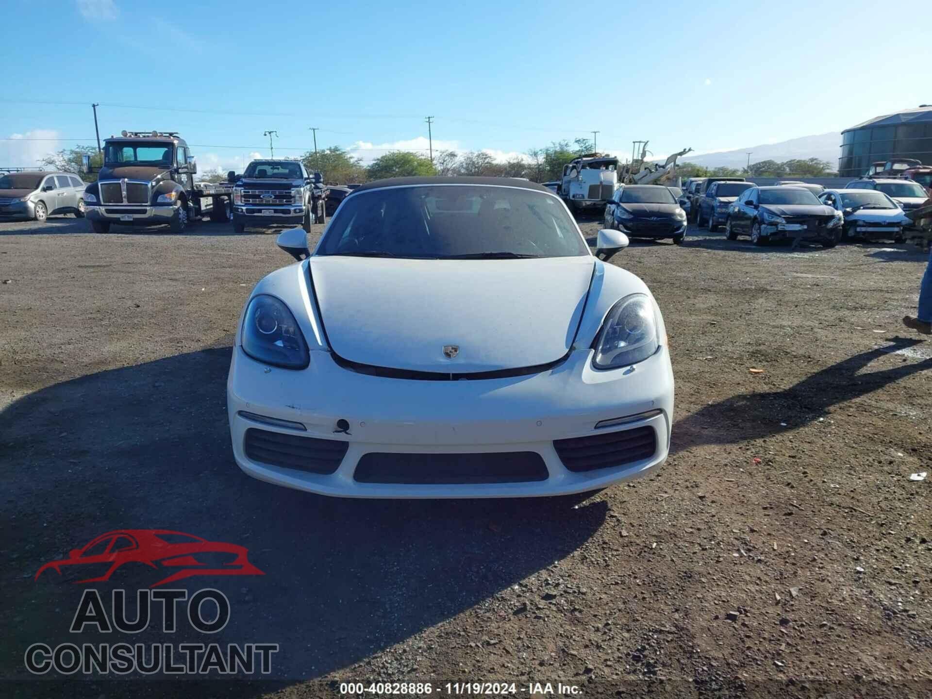 PORSCHE BOXSTER 2018 - WP0CA2A8XJS211030