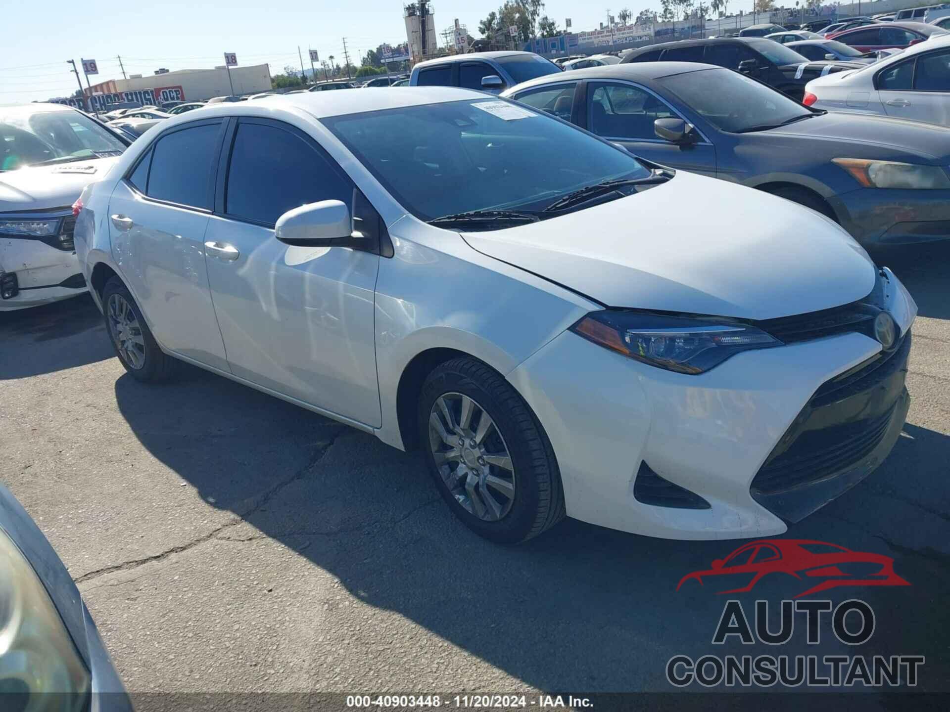TOYOTA COROLLA 2019 - 5YFBURHE1KP893161