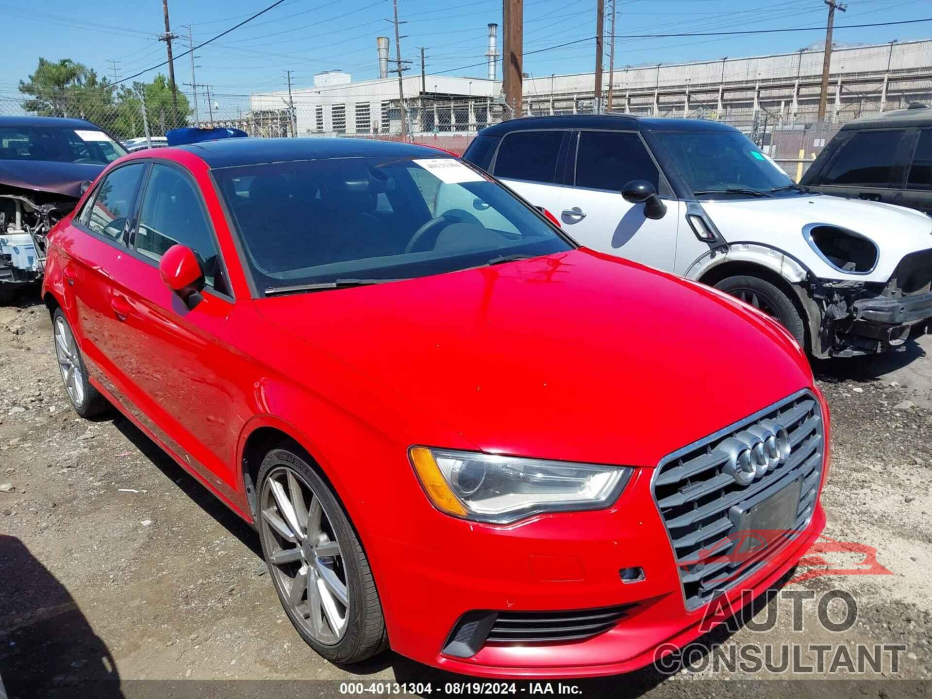 AUDI A3 2016 - WAUB8GFF2G1087097