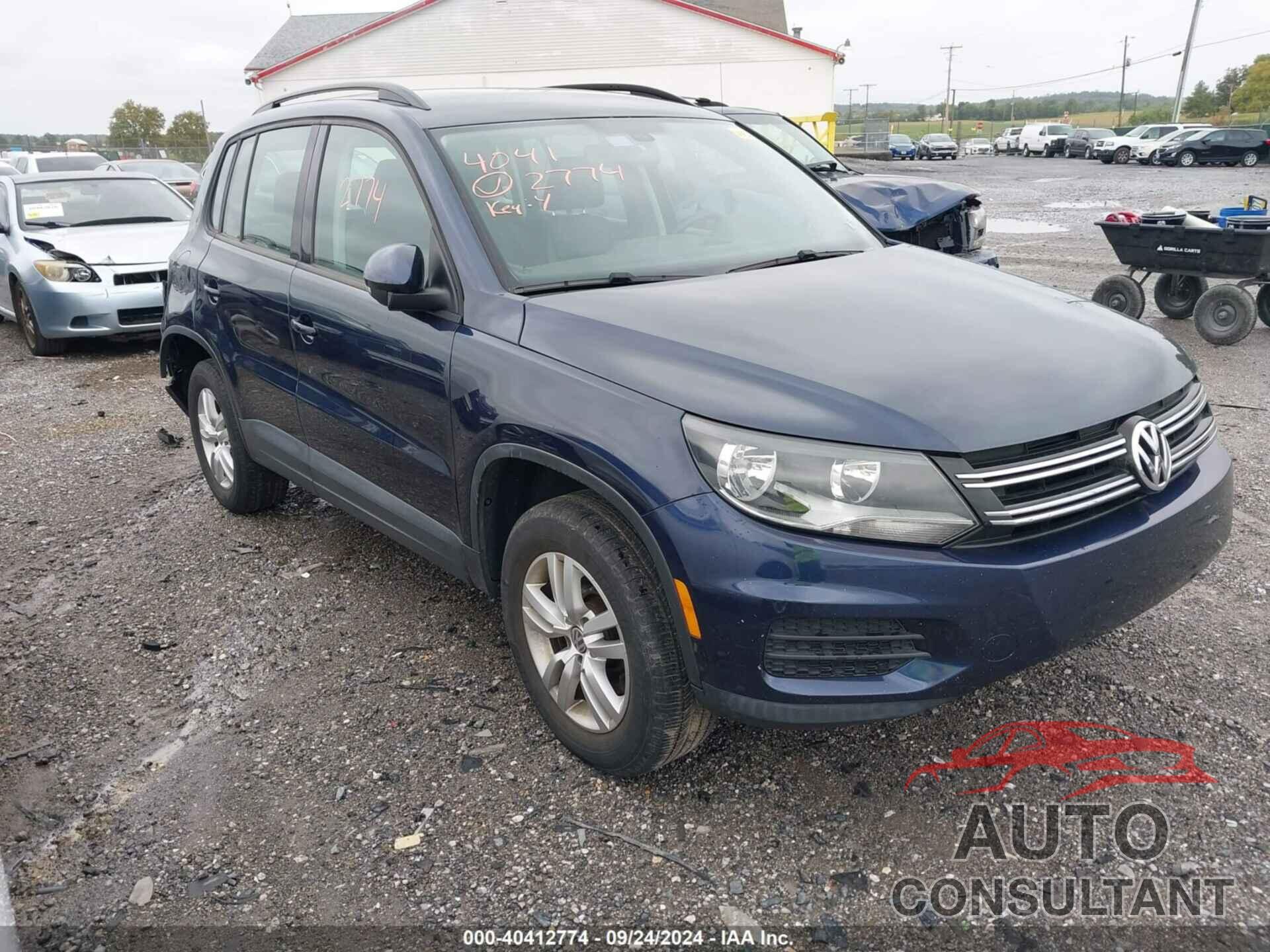 VOLKSWAGEN TIGUAN 2016 - WVGAV7AX7GW578805