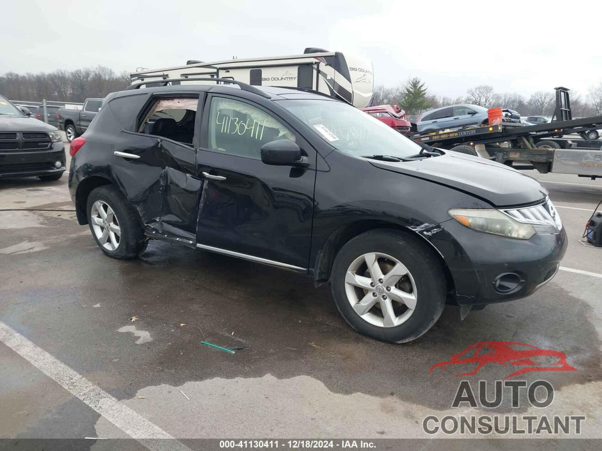 NISSAN MURANO 2009 - JN8AZ18W79W157502