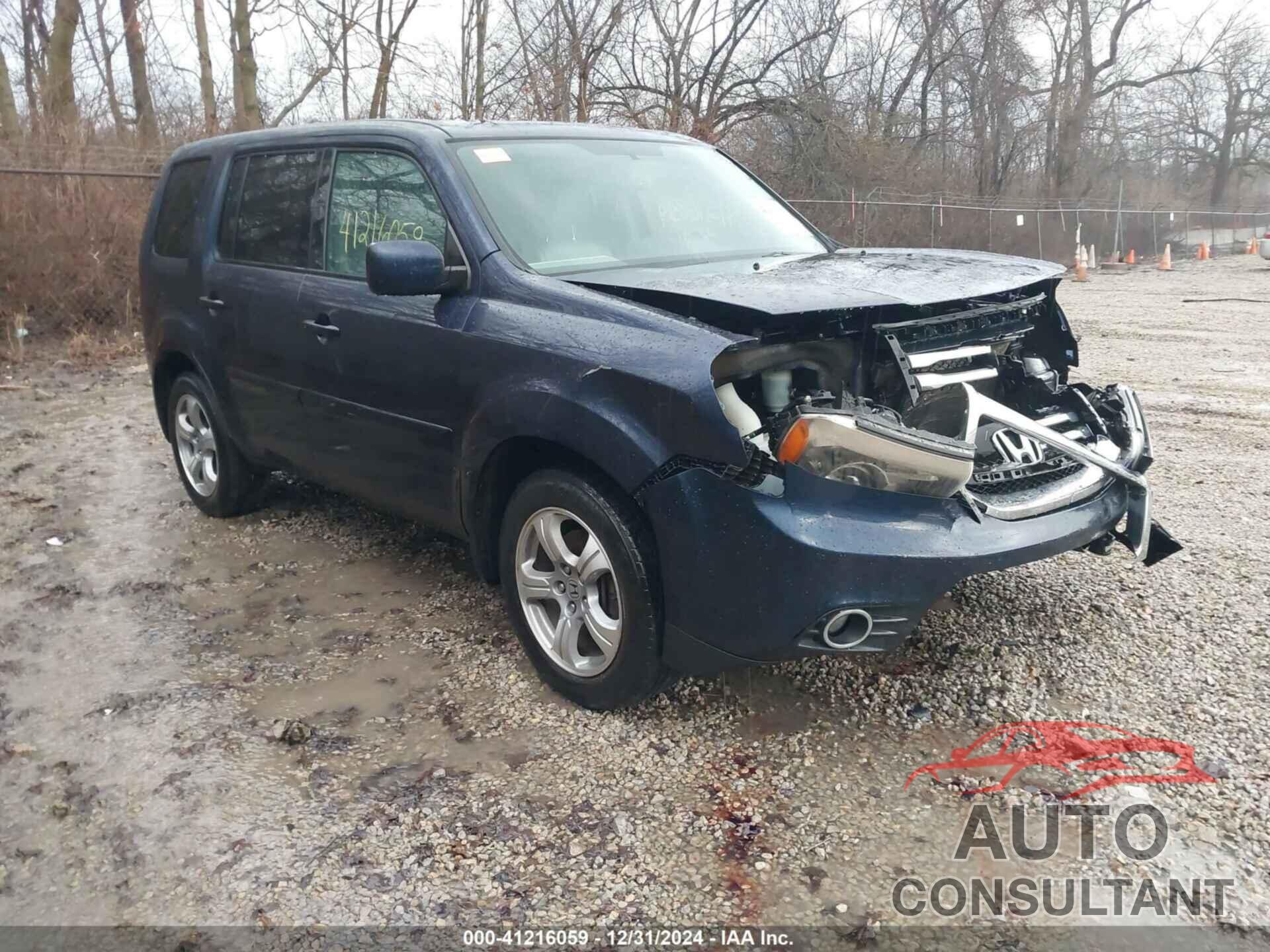 HONDA PILOT 2014 - 5FNYF4H58EB051862