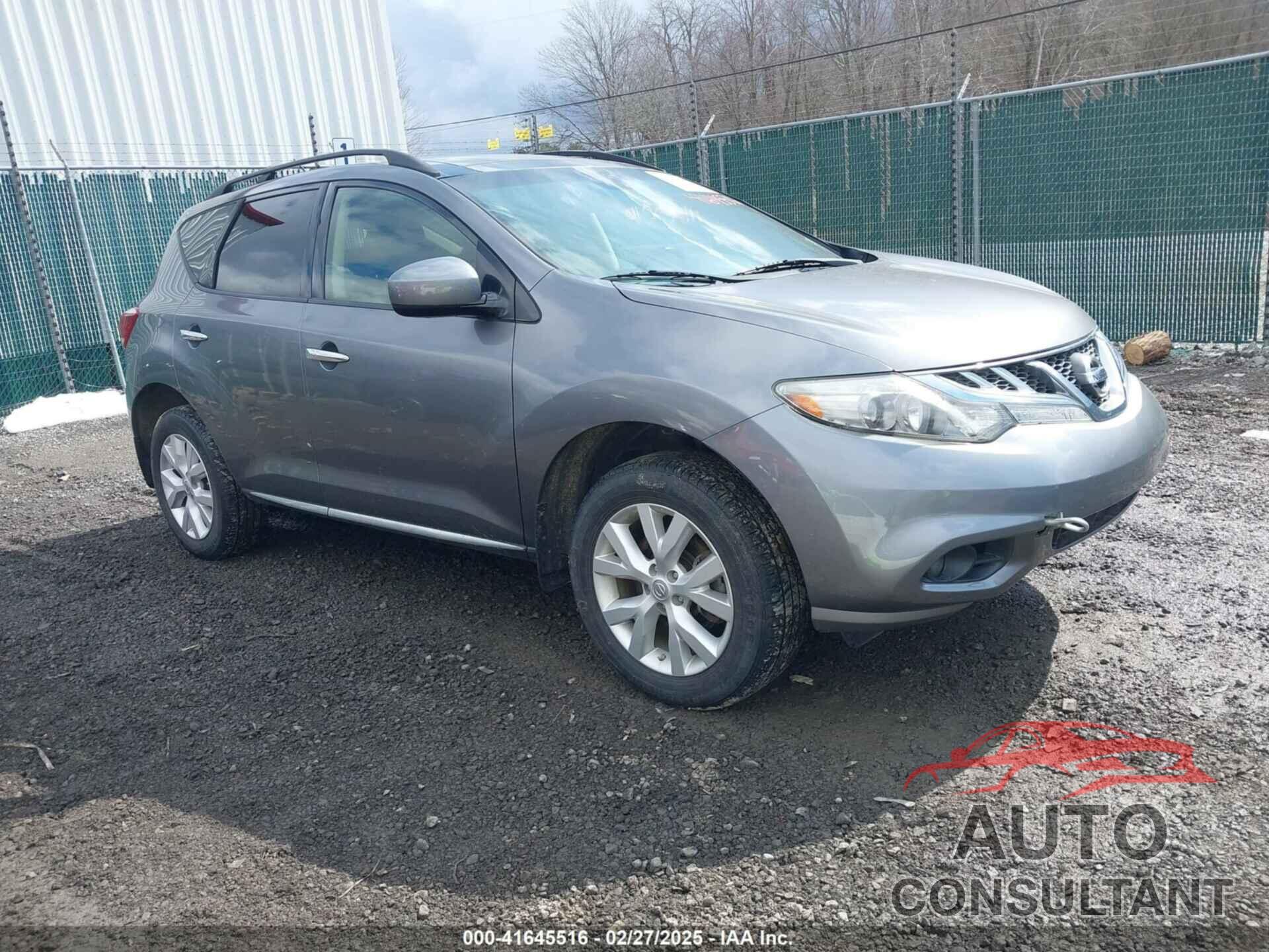 NISSAN MURANO 2013 - JN8AZ1MW0DW303673