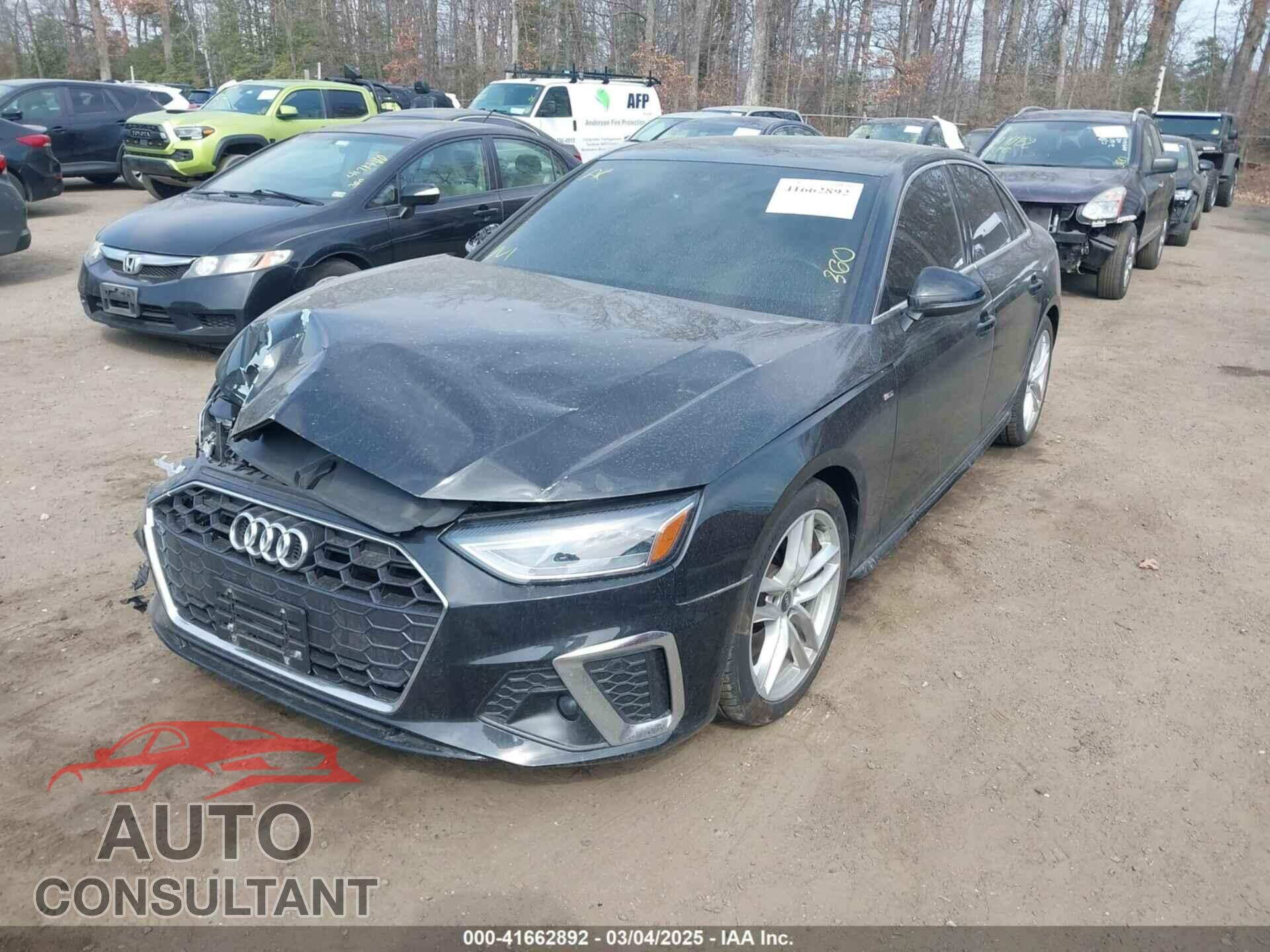 AUDI A4 2022 - WAUDAAF47NN010899