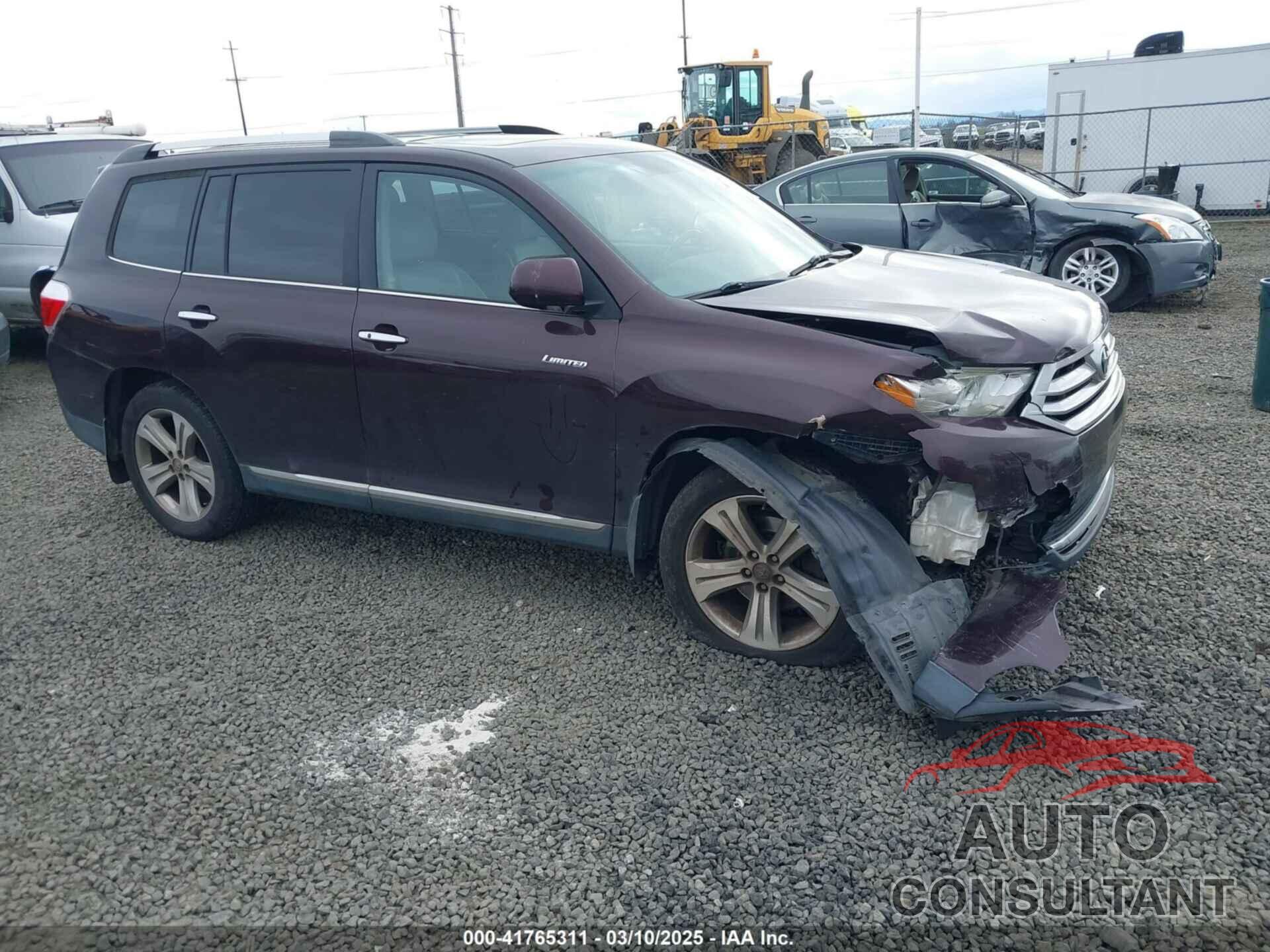 TOYOTA HIGHLANDER 2011 - 5TDDK3EHXBS077292