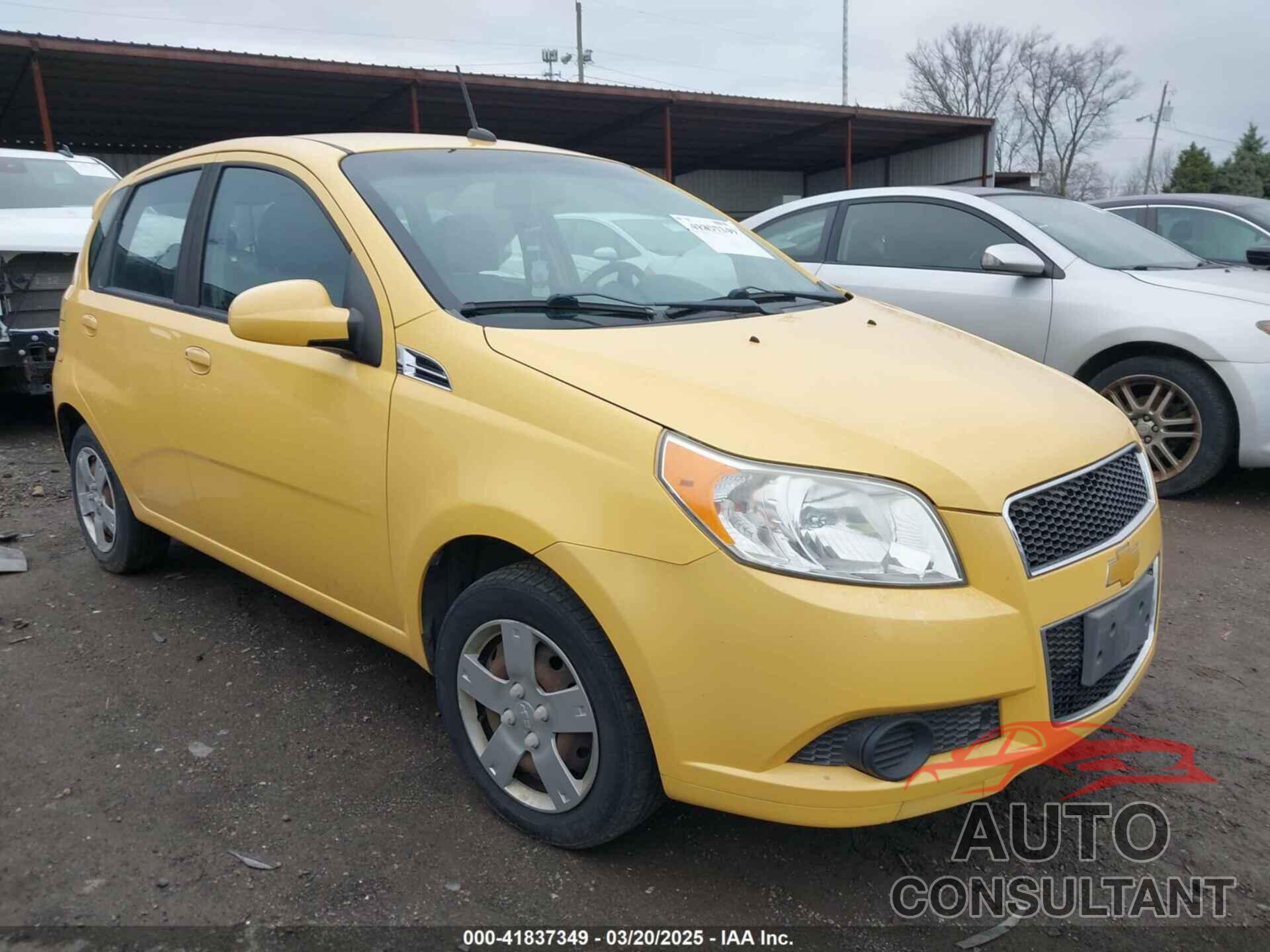CHEVROLET AVEO 2010 - KL1TD6DE3AB061527