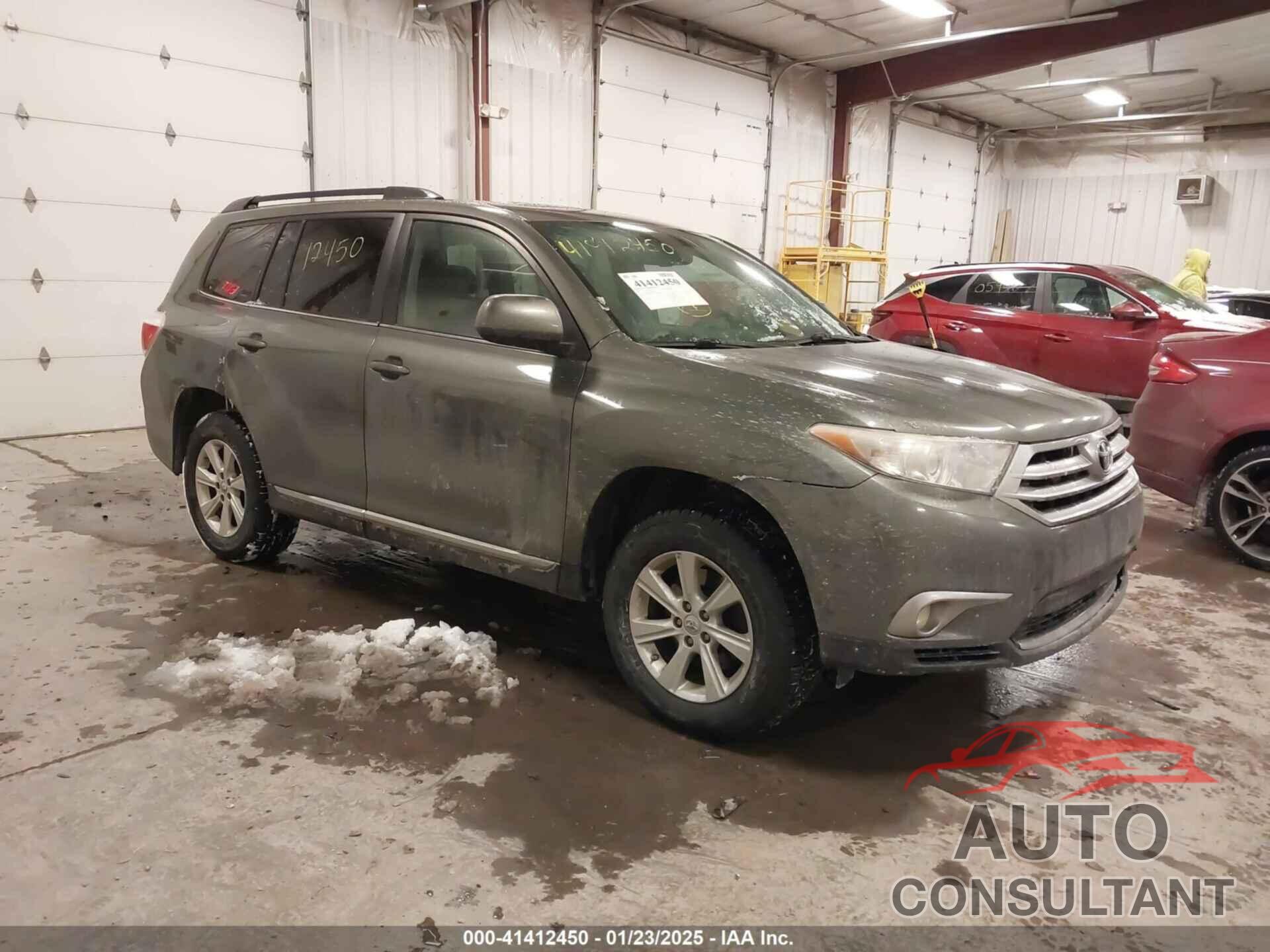 TOYOTA HIGHLANDER 2012 - 5TDBK3EHXCS094652