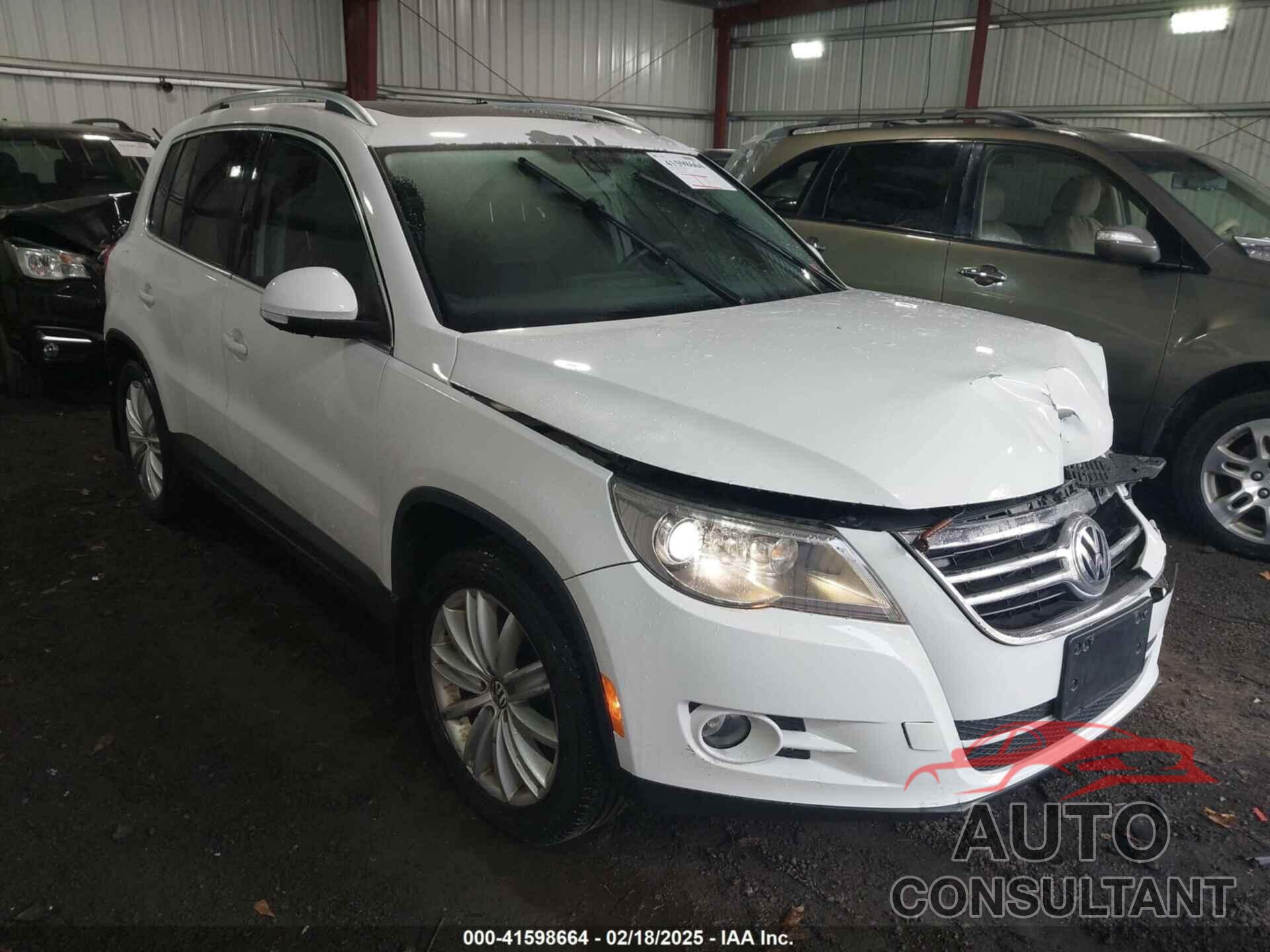 VOLKSWAGEN TIGUAN 2011 - WVGAV7AX4BW550453