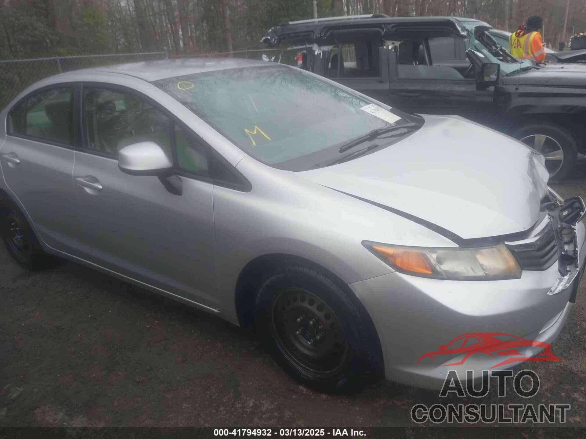HONDA CIVIC 2012 - 2HGFB2F59CH302665