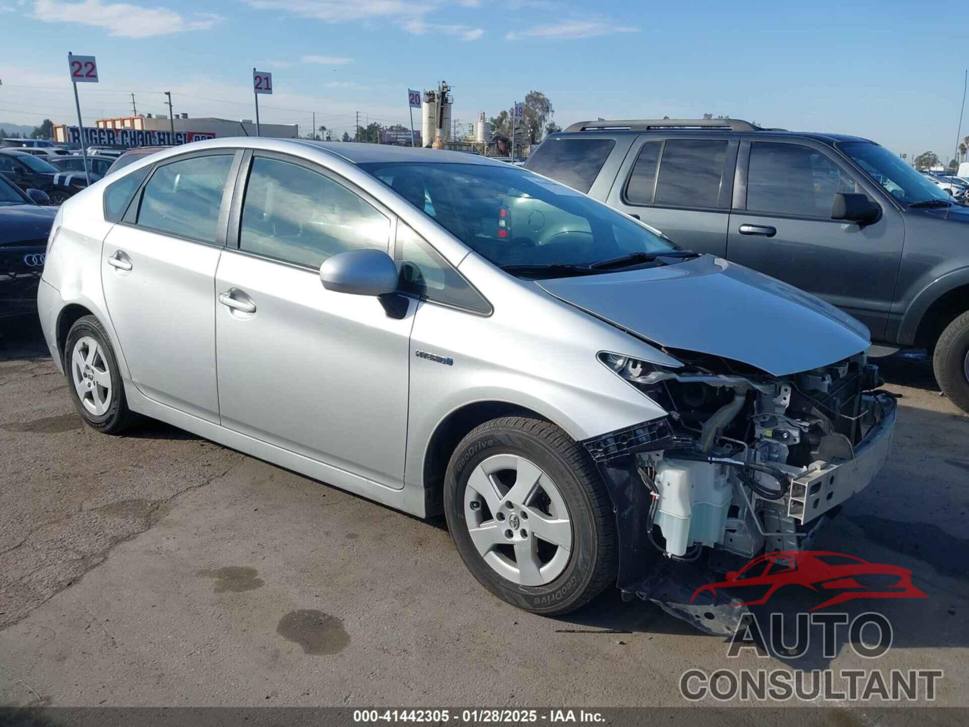 TOYOTA PRIUS 2011 - JTDKN3DUXB5316357