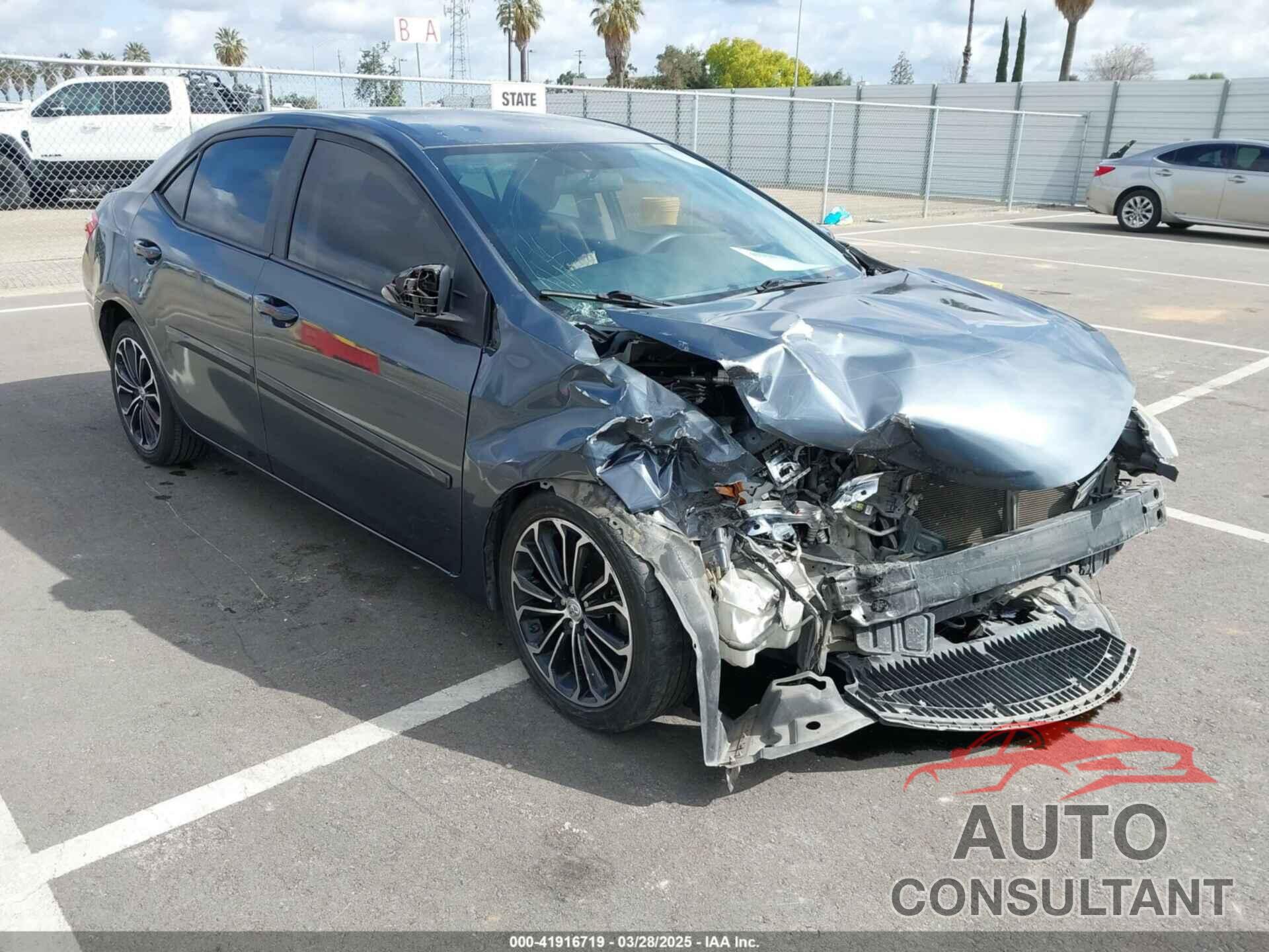 TOYOTA COROLLA 2016 - 5YFBURHE7GP395652
