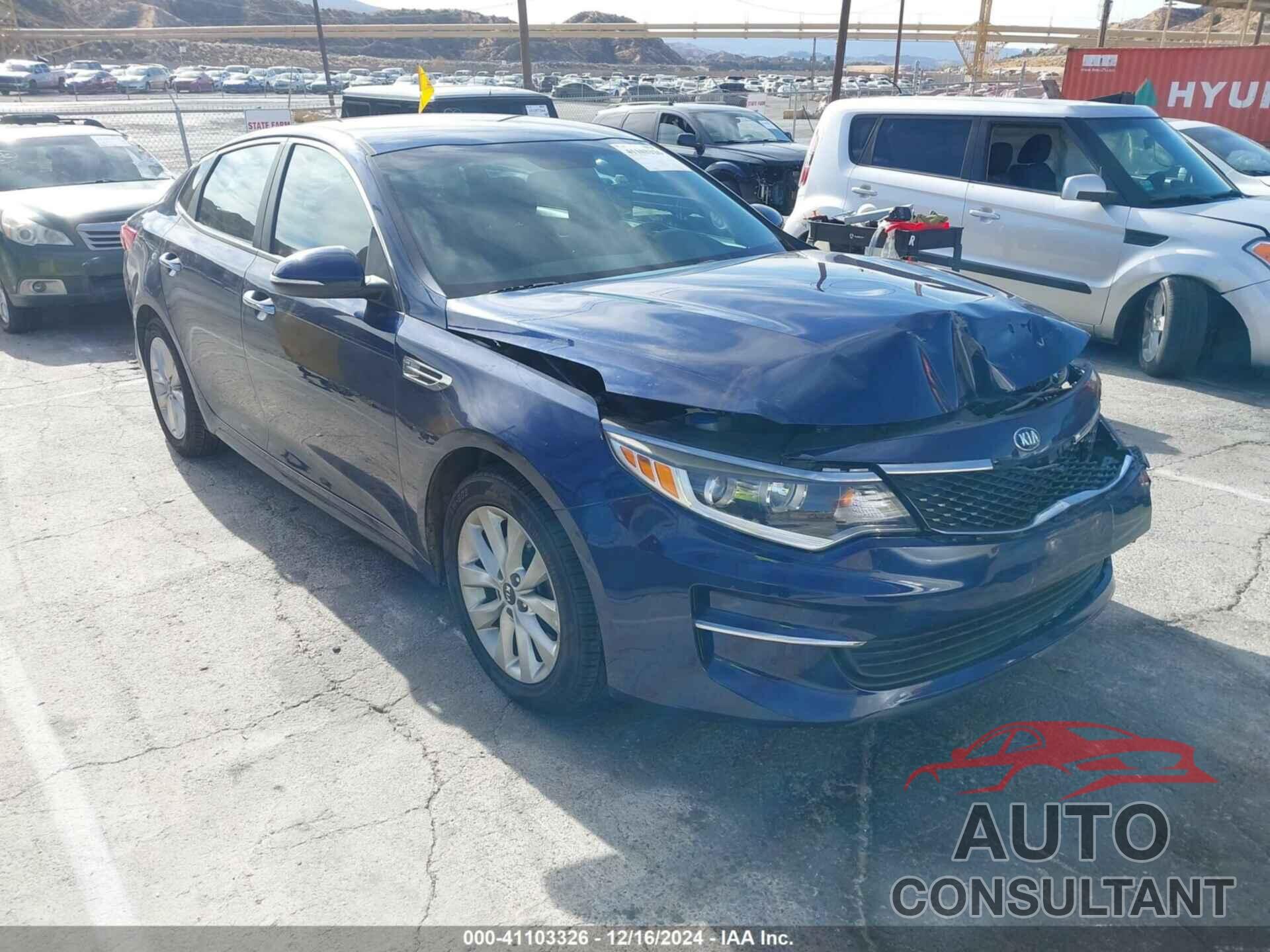 KIA OPTIMA 2017 - 5XXGT4L35HG168438