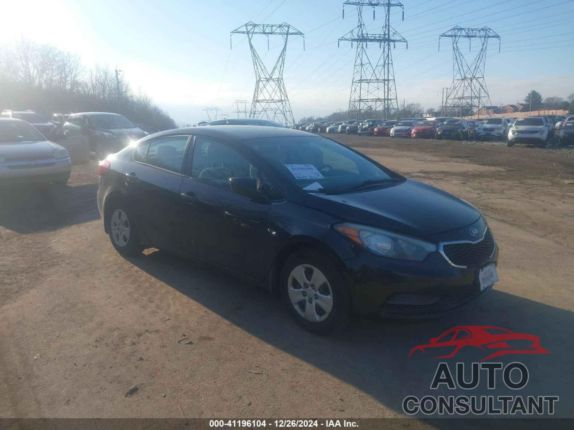 KIA FORTE 2015 - KNAFK4A61F5412144