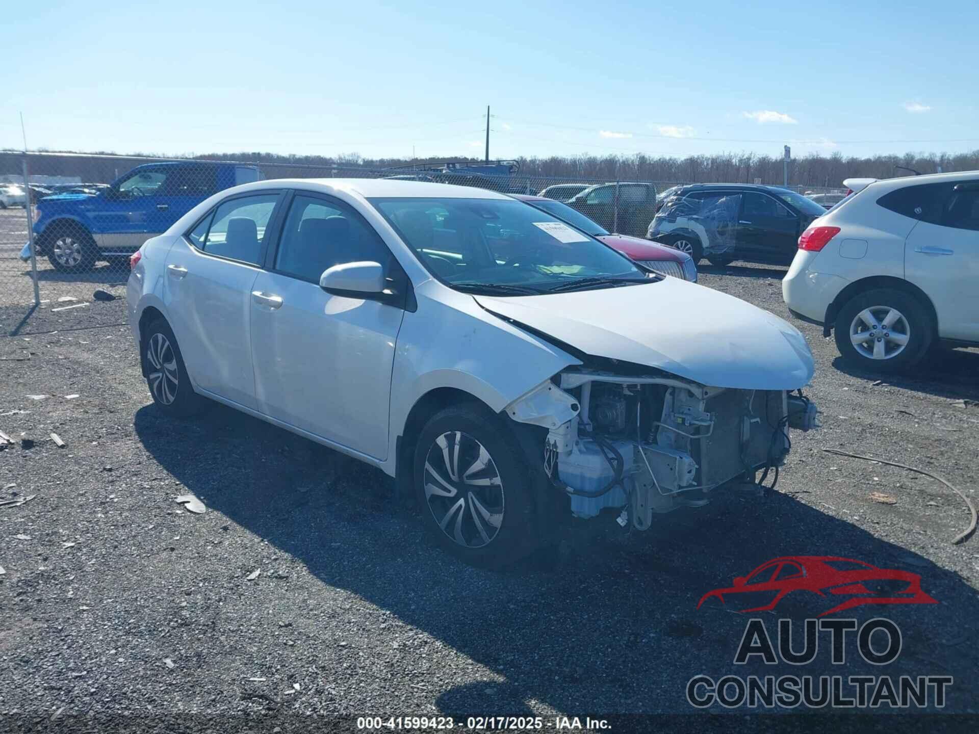 TOYOTA COROLLA 2019 - 5YFBURHE6KP911752