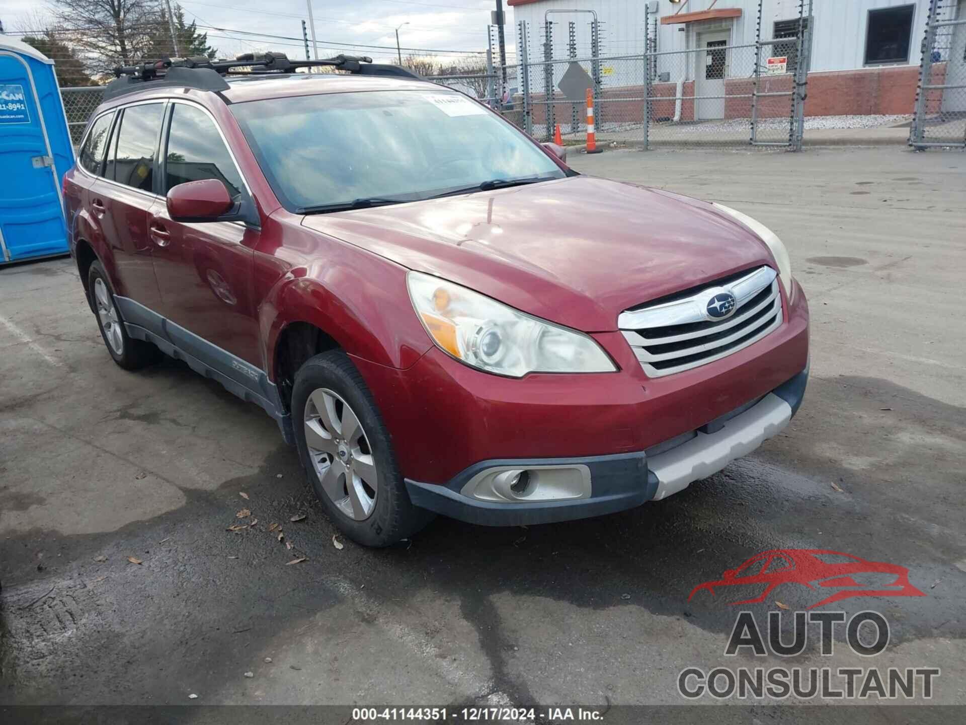 SUBARU OUTBACK 2012 - 4S4BRDLC4C2237235