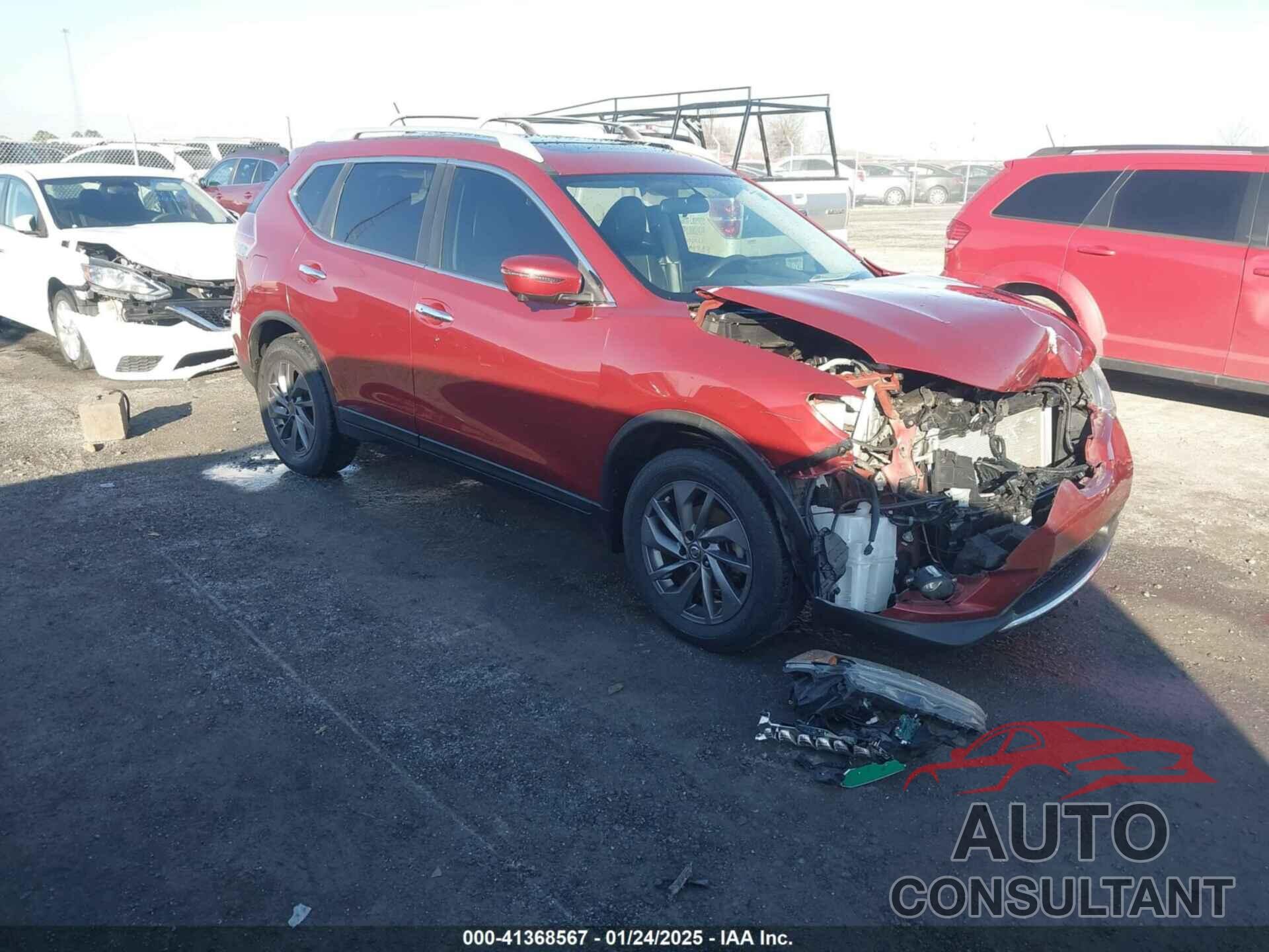 NISSAN ROGUE 2016 - 5N1AT2MT3GC875282