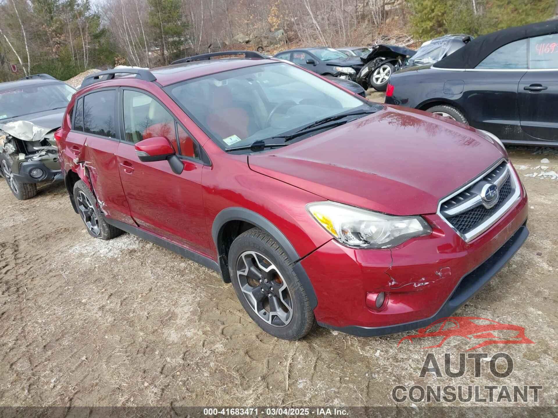 SUBARU XV CROSSTREK 2015 - JF2GPASC8F8234261