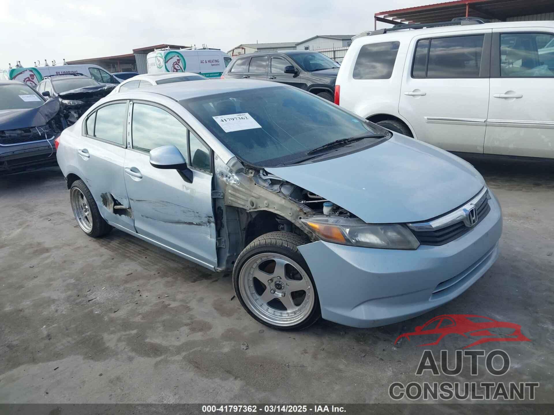HONDA CIVIC 2012 - 2HGFB2F54CH539841