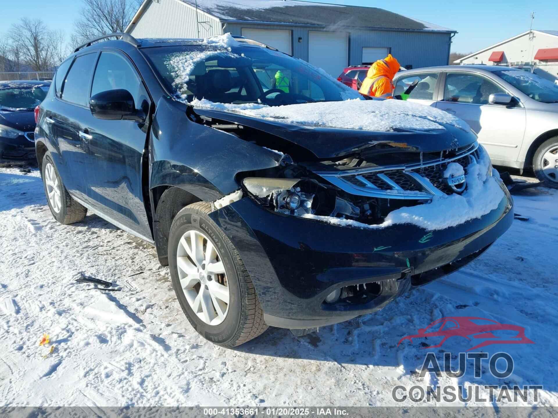 NISSAN MURANO 2012 - JN8AZ1MW4CW211674