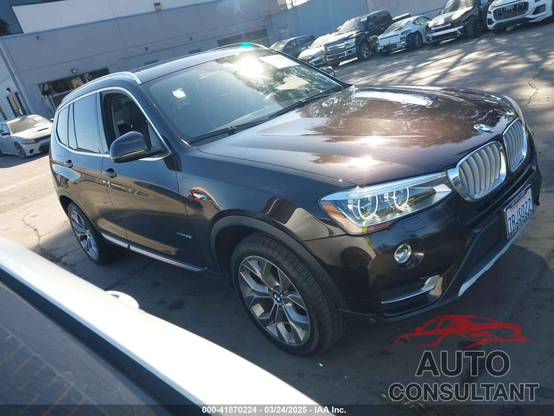 BMW X3 2016 - 5UXWX7C58G0S17097