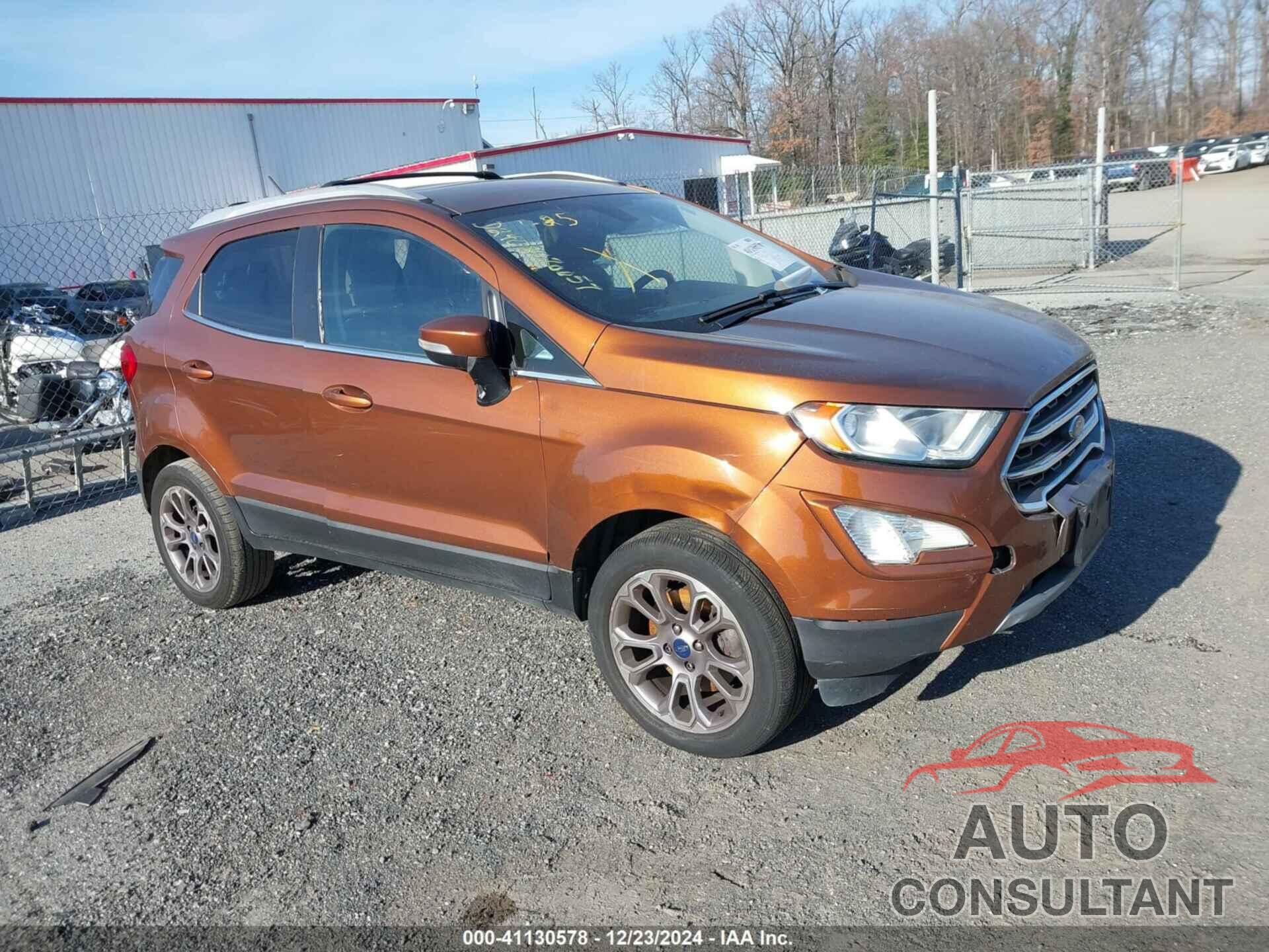 FORD ECOSPORT 2019 - MAJ6S3KL5KC260236