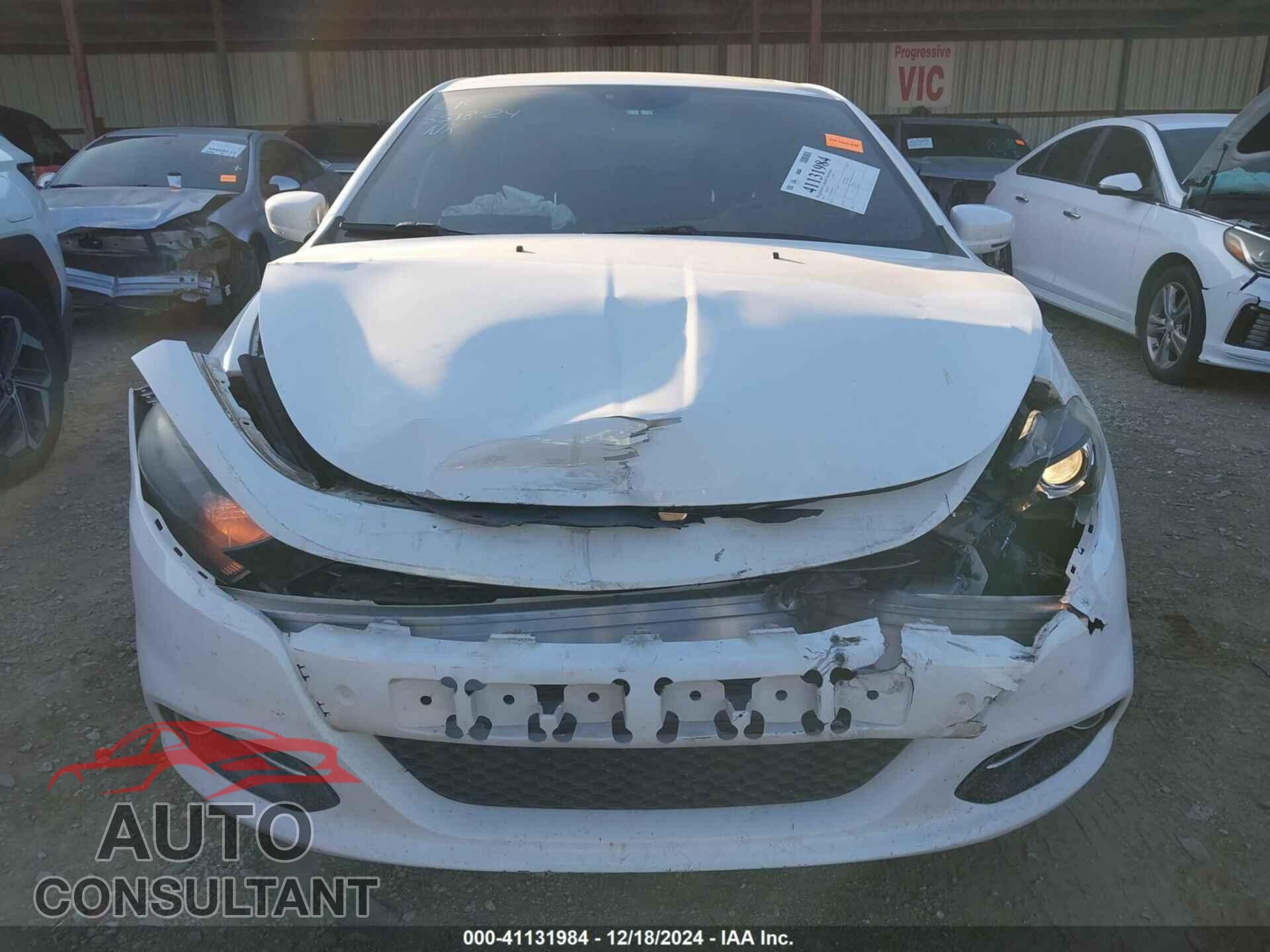 DODGE DART 2014 - 1C3CDFEB8ED866340