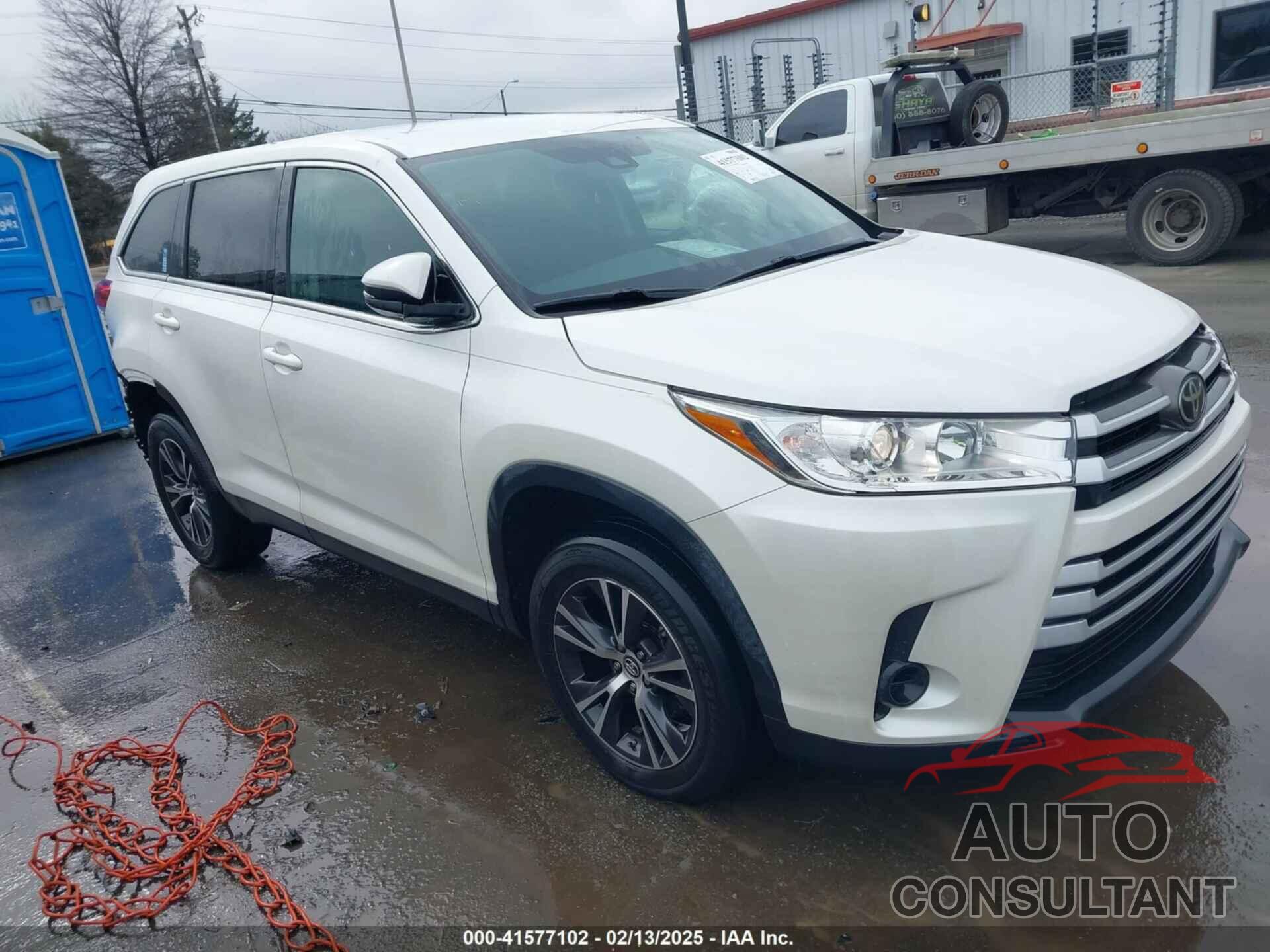 TOYOTA HIGHLANDER 2019 - 5TDZARFH1KS055739